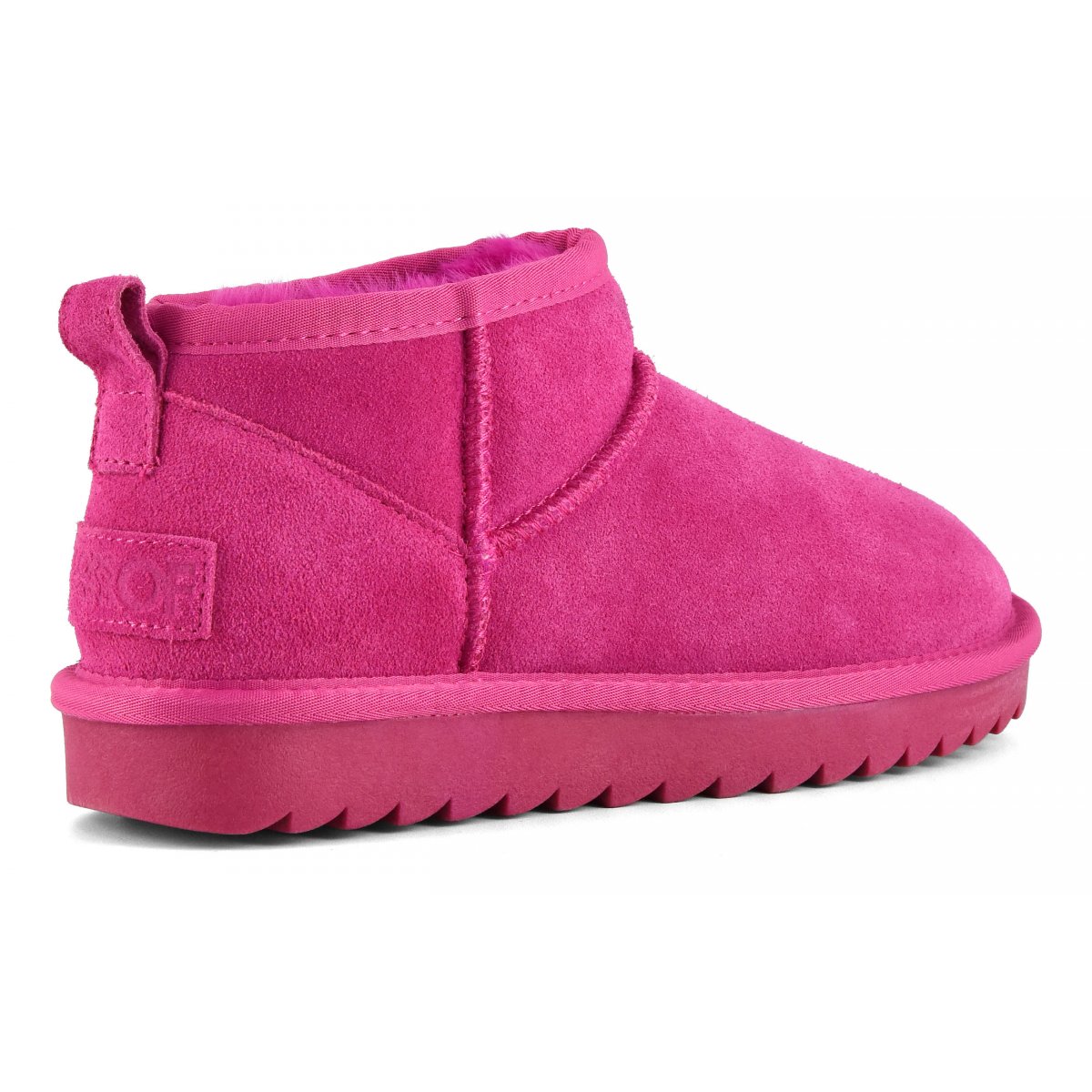 Bottines basses en cuir suédé