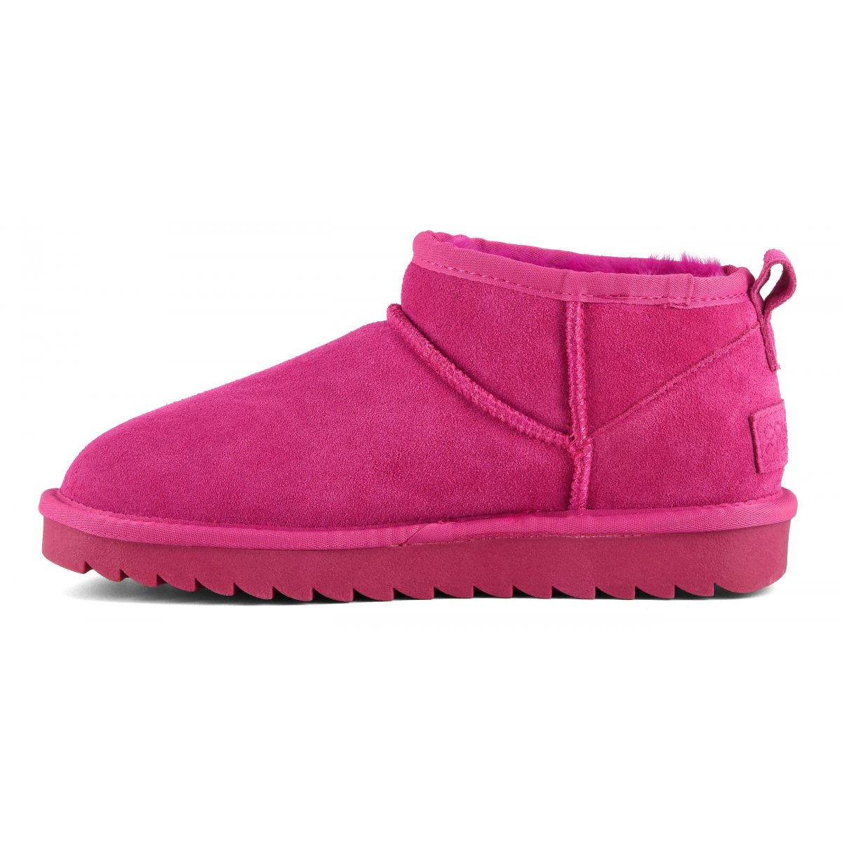 Bottines basses en cuir suédé