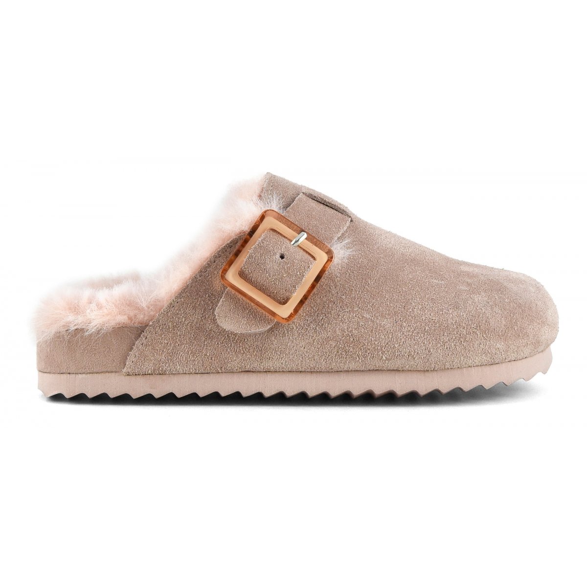 Suede furry sabot - Slippers Colors of California Children