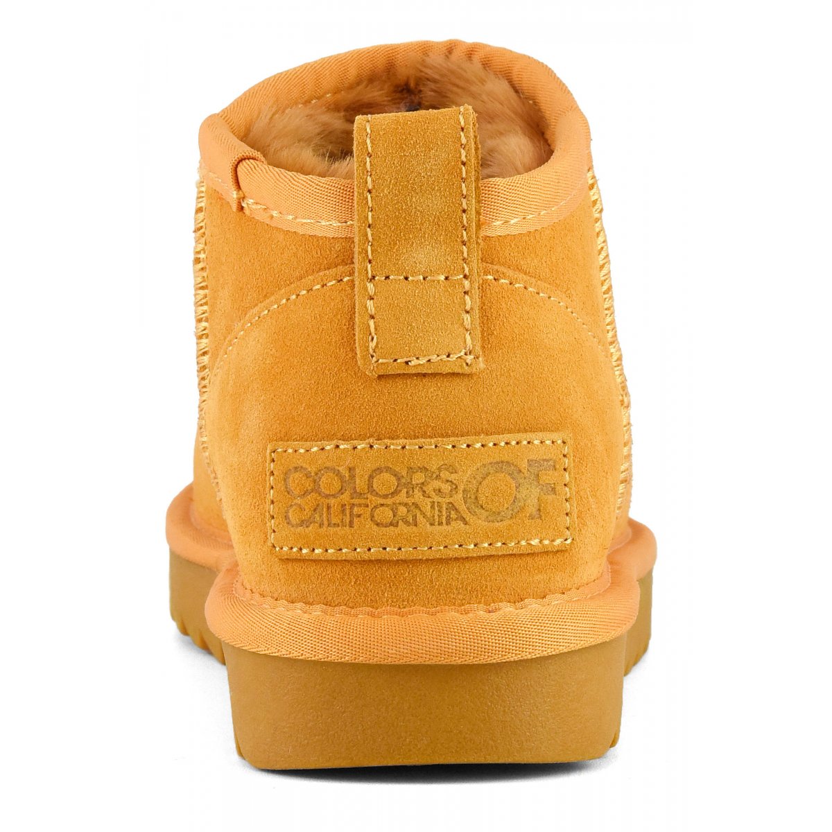Bottines basses en cuir suédé
