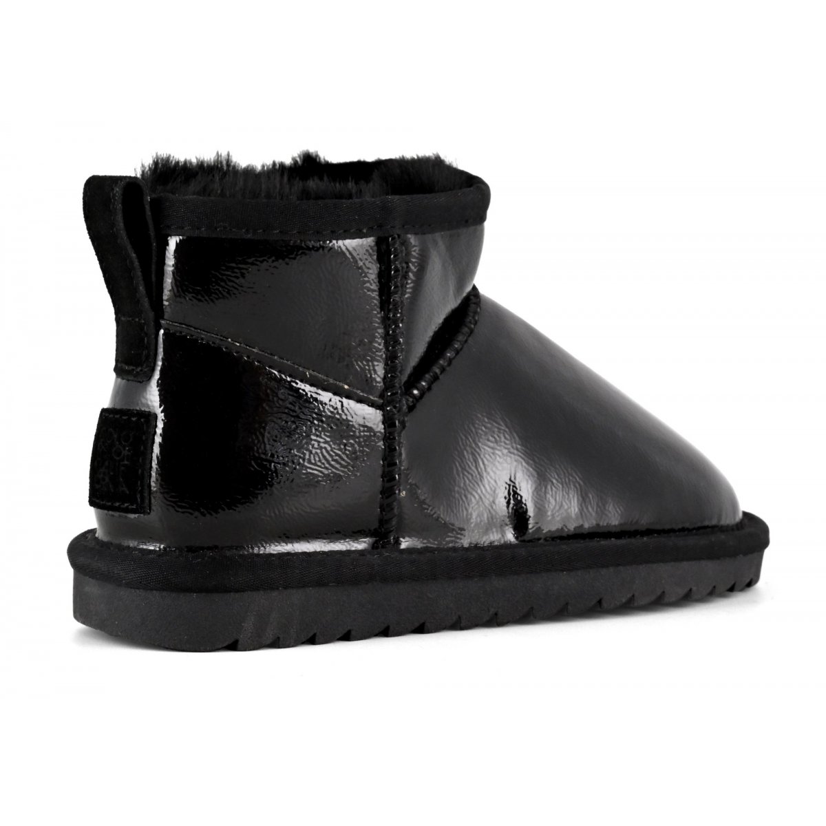 Bottines de neige vernies