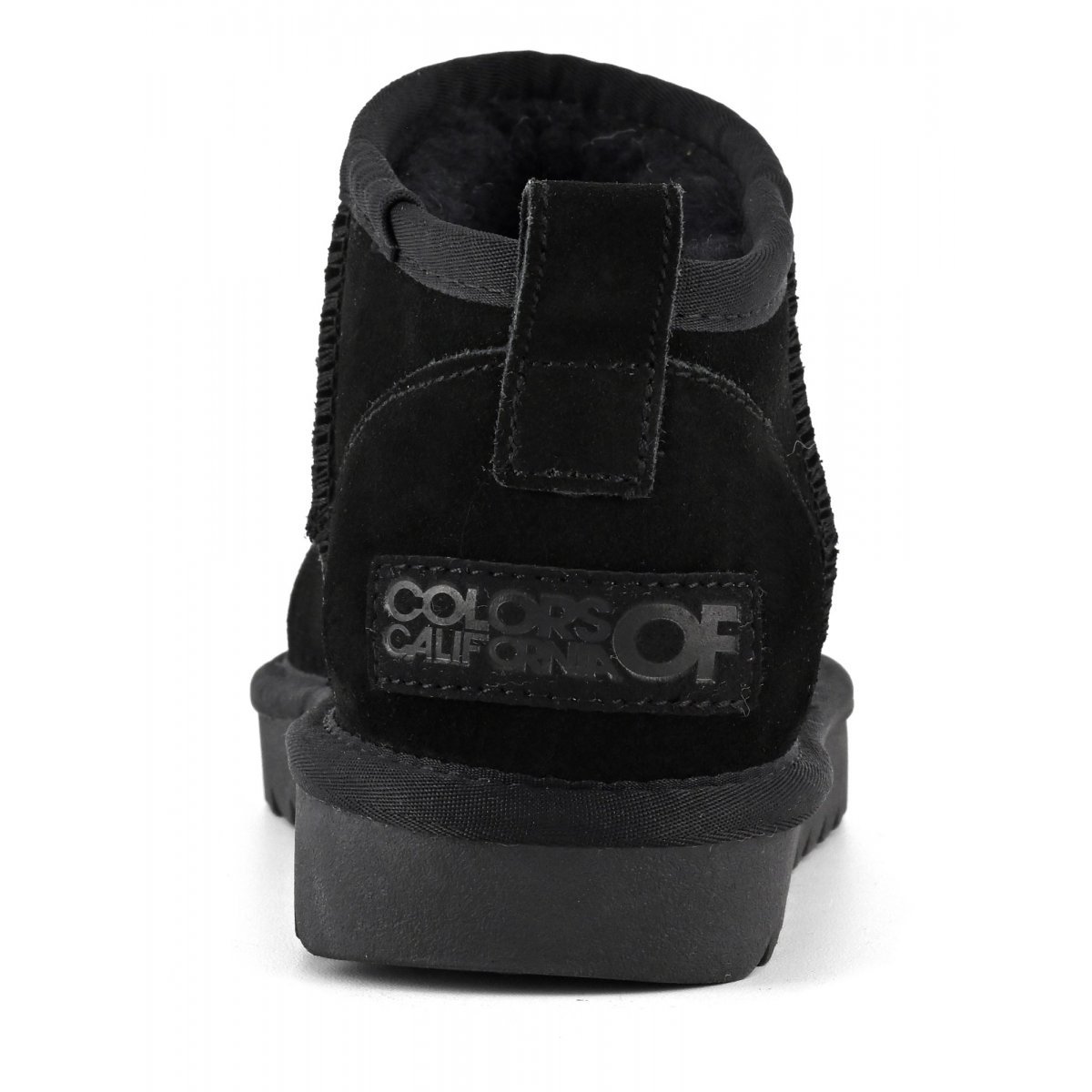 Bottines basses en cuir suédé