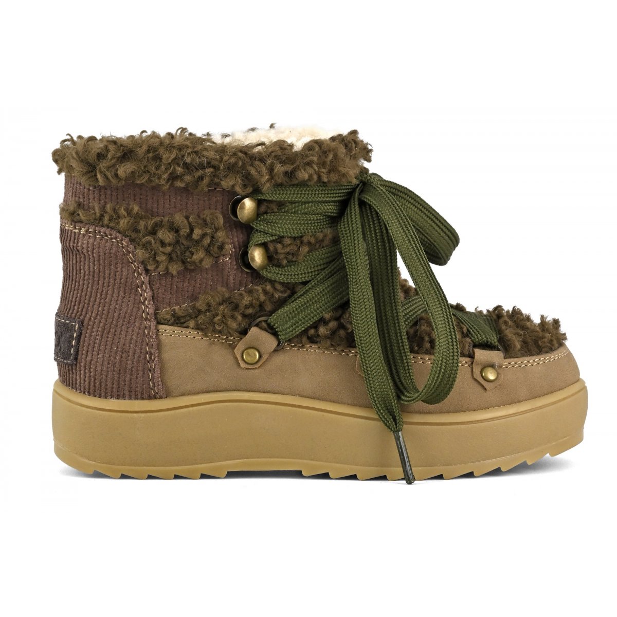 Bottes de neige en fourrure teddy