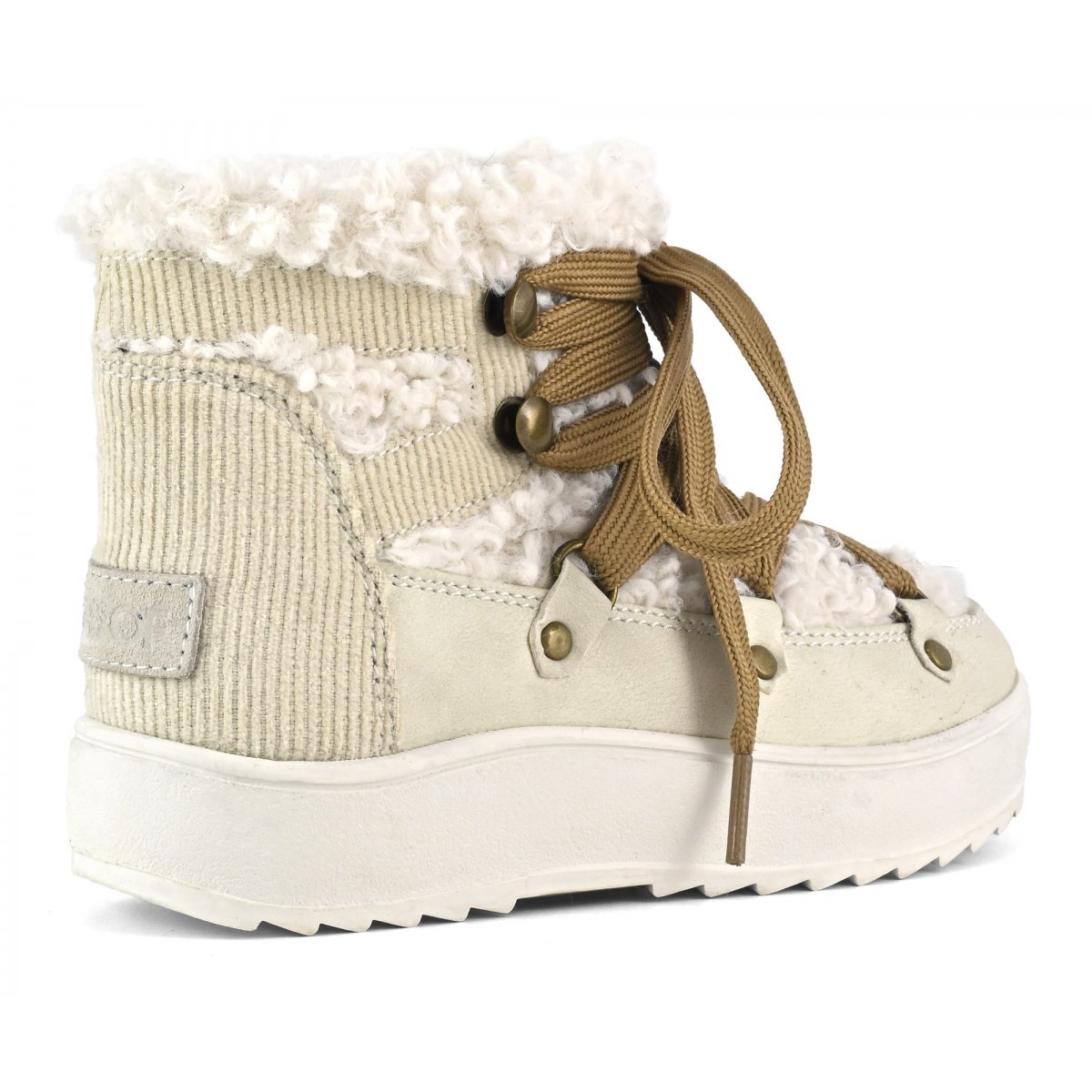 Bottes de neige en fourrure teddy