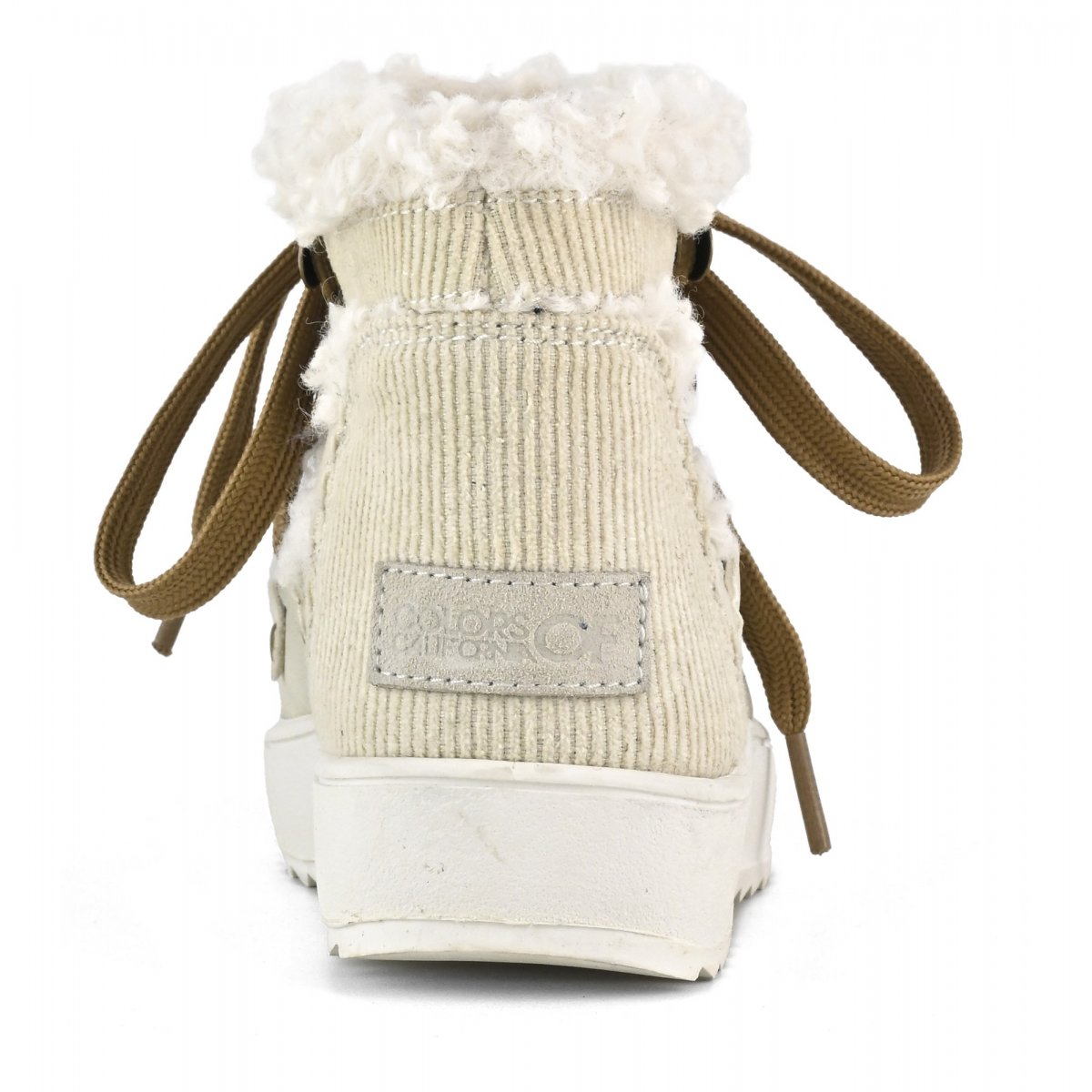 Bottes de neige en fourrure teddy