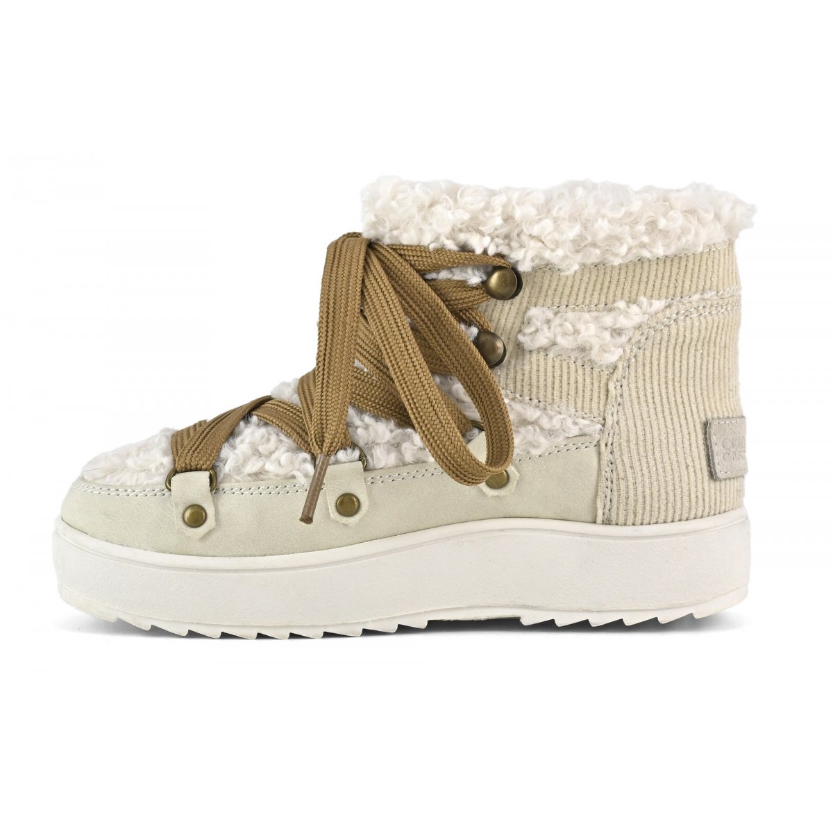 Bottes de neige en fourrure teddy