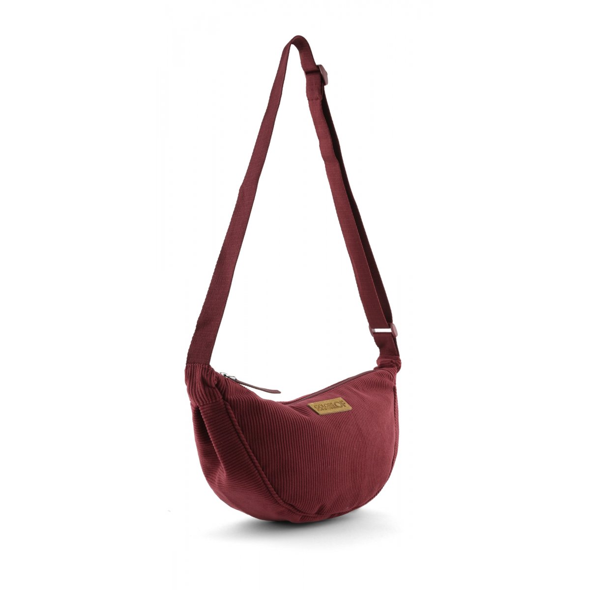 Sac bandoulière en velours côtelé
