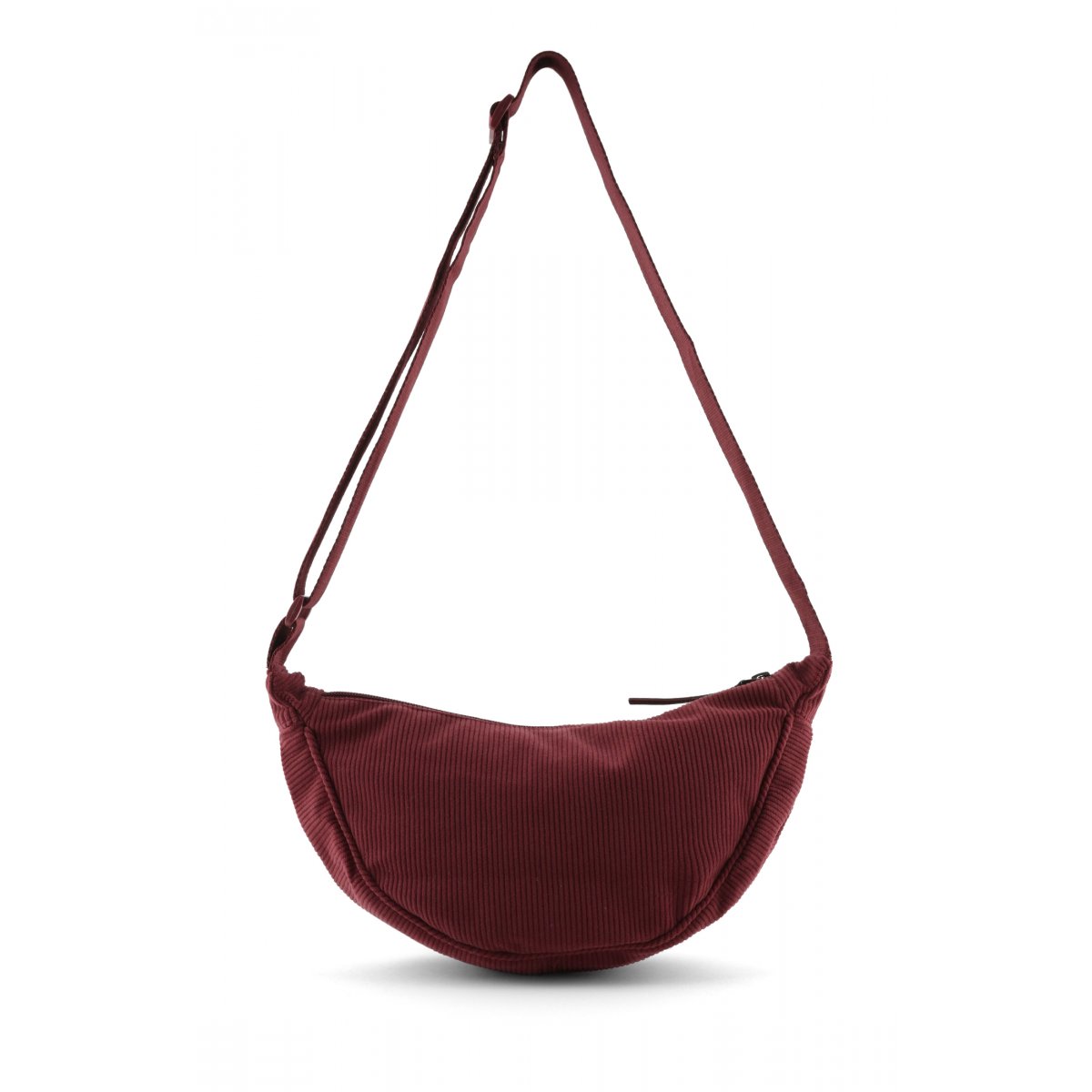 Sac bandoulière en velours côtelé