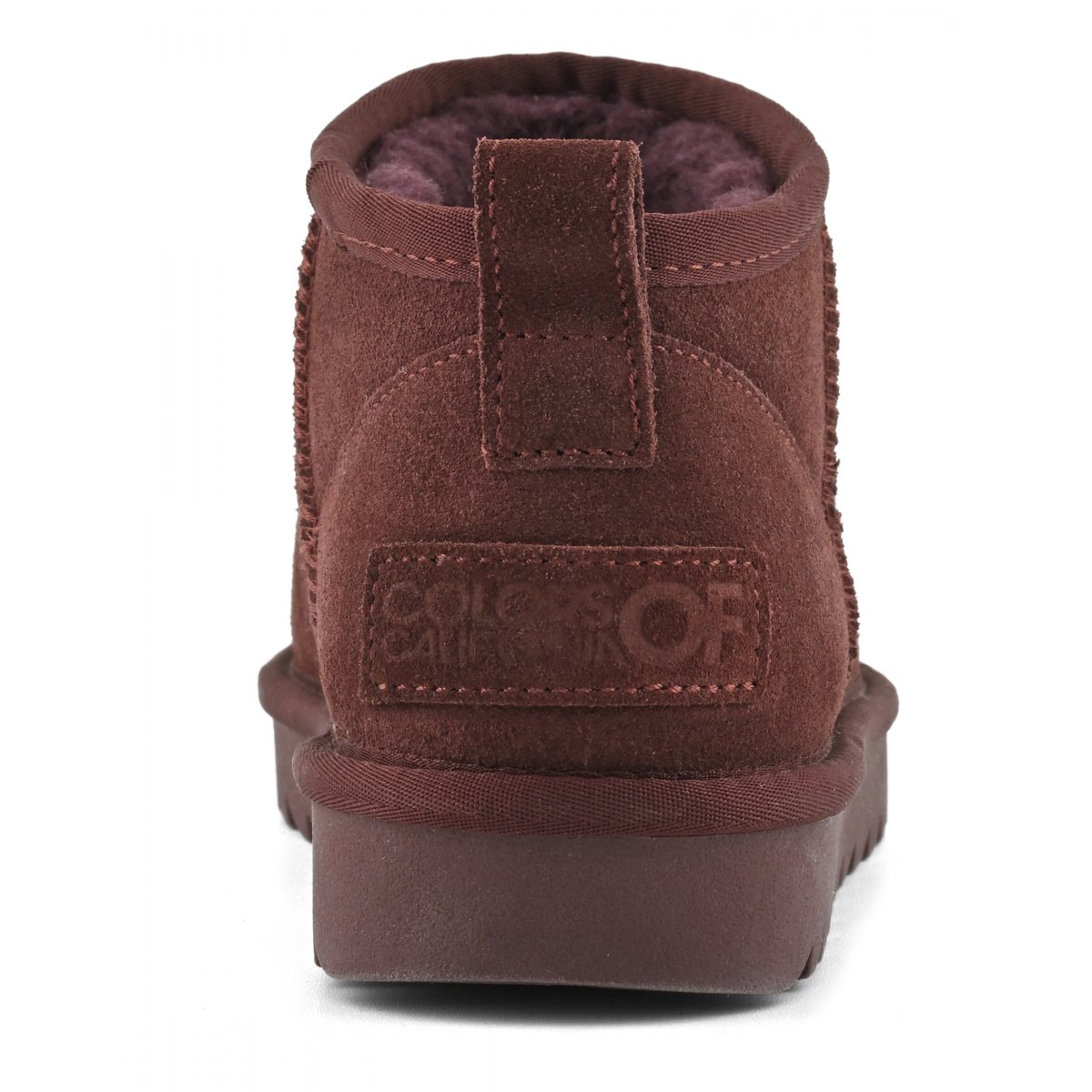 Bottines basses en cuir suédé