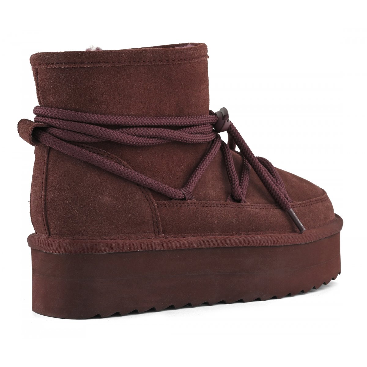 Bottes à plateau look mountain