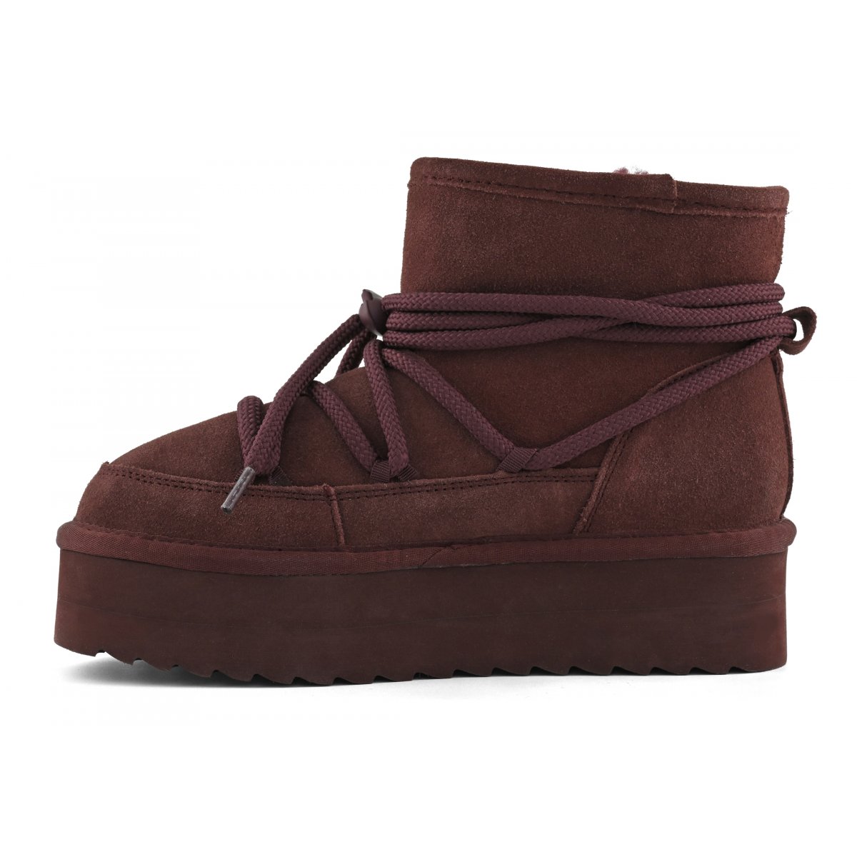 Bottes à plateau look mountain