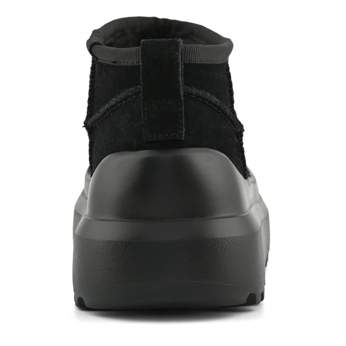 Bottes en daim à semelle monobloc