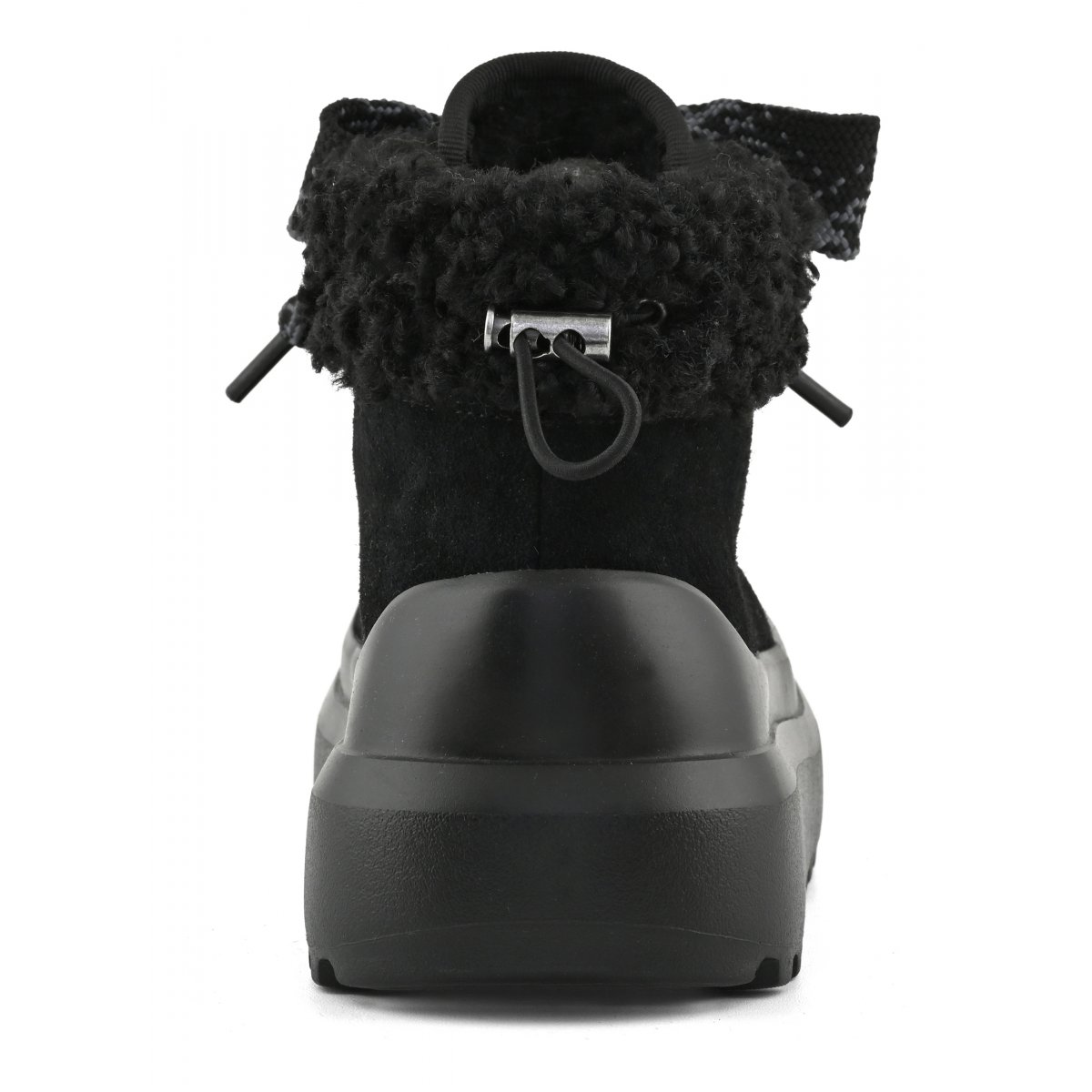 Bottes à lacets à semelle monobloc