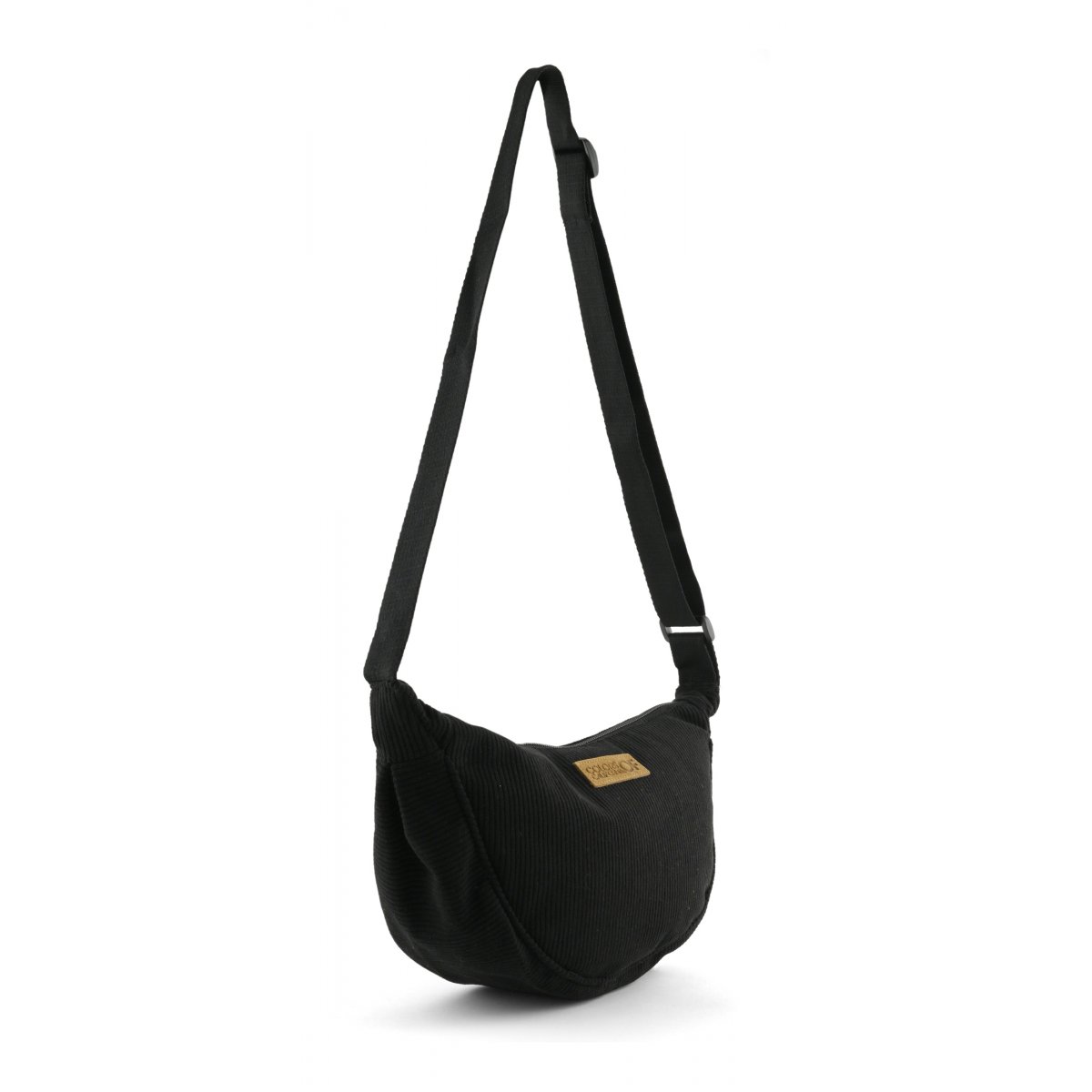 Sac bandoulière en velours côtelé