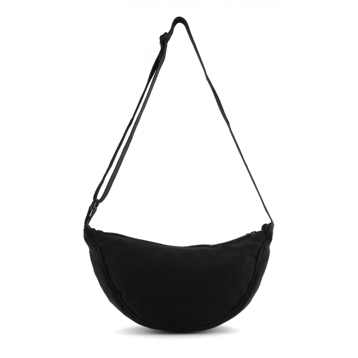 Sac bandoulière en velours côtelé