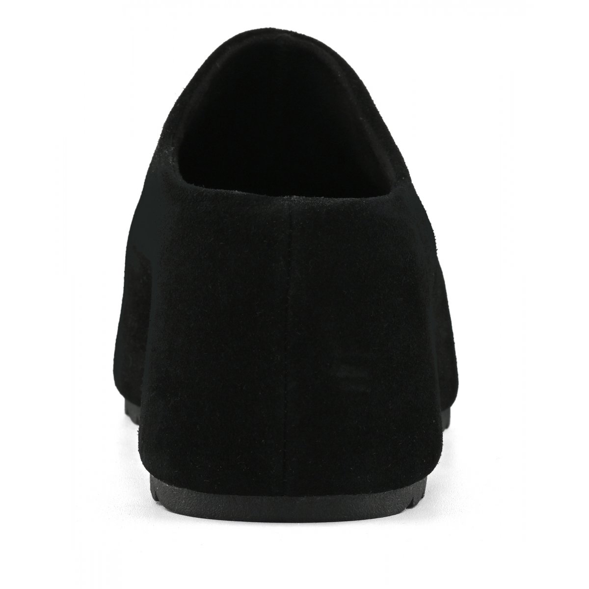 Cow suede clog