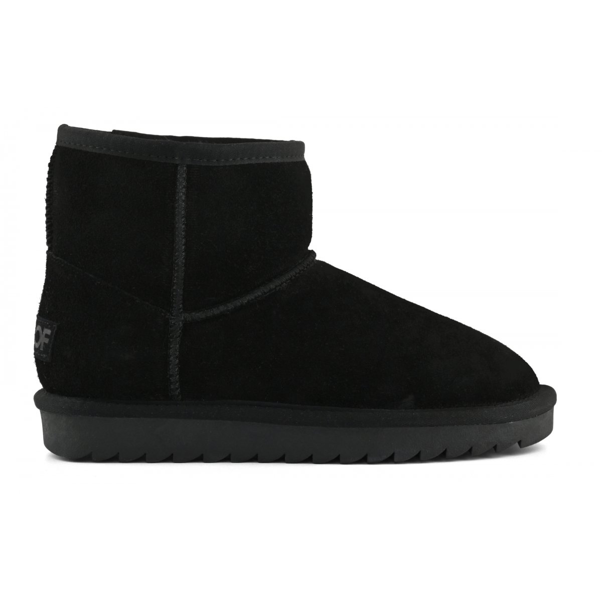 Bottines en cuir suédé