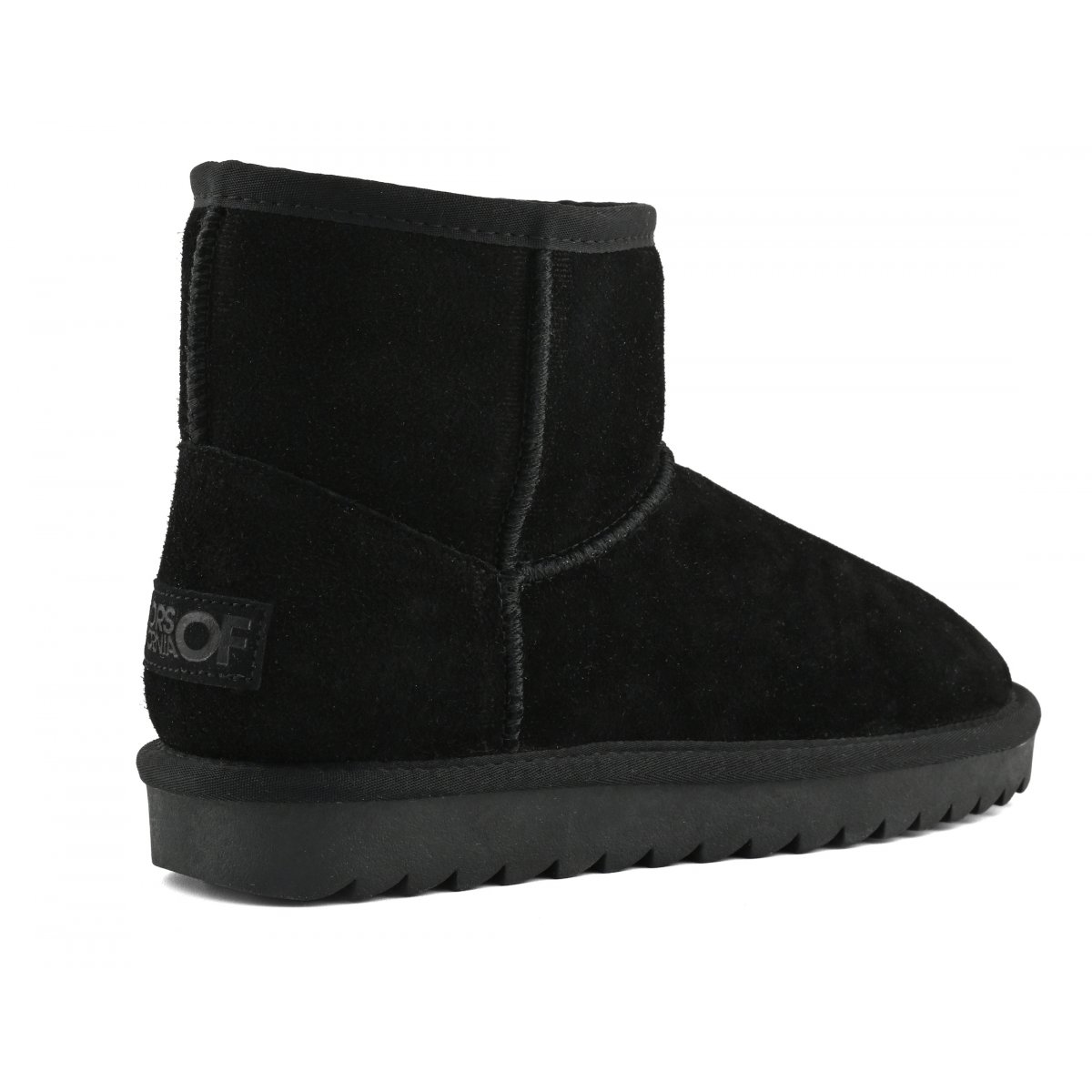 Bottines en cuir suédé