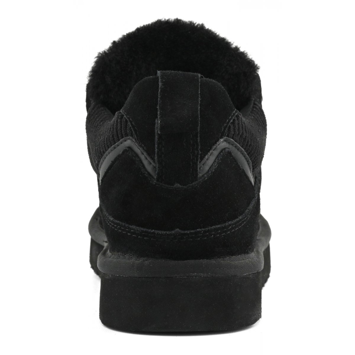 Baskets en daim avec maxi lacets