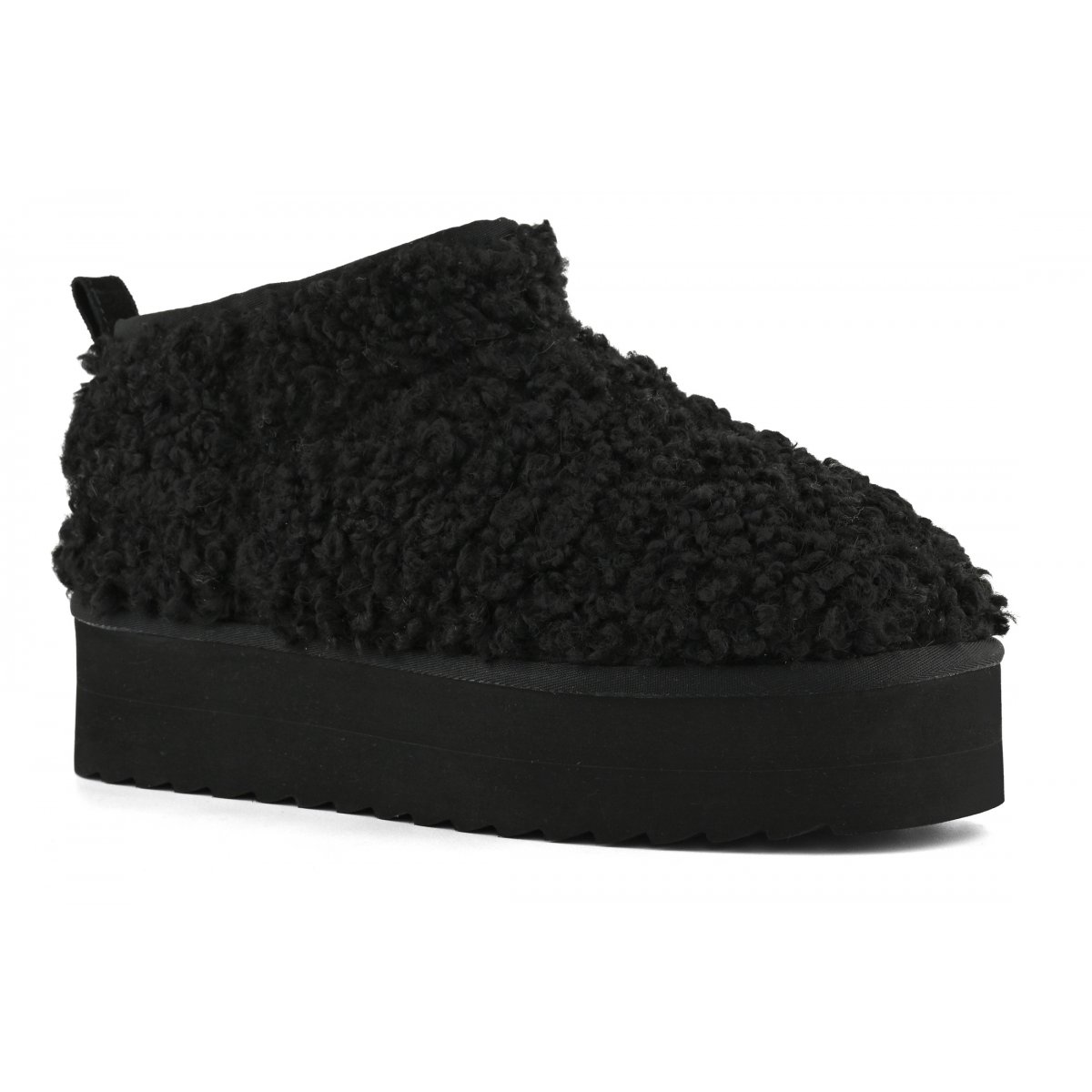 Bottes à plateau fourrure teddy