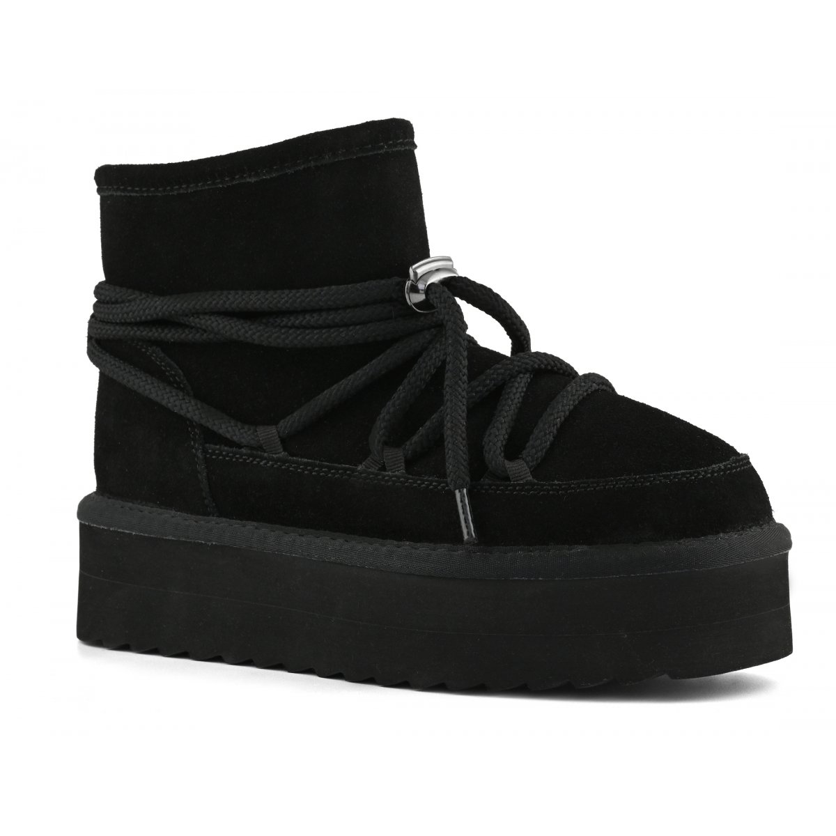 Bottes à plateau look mountain