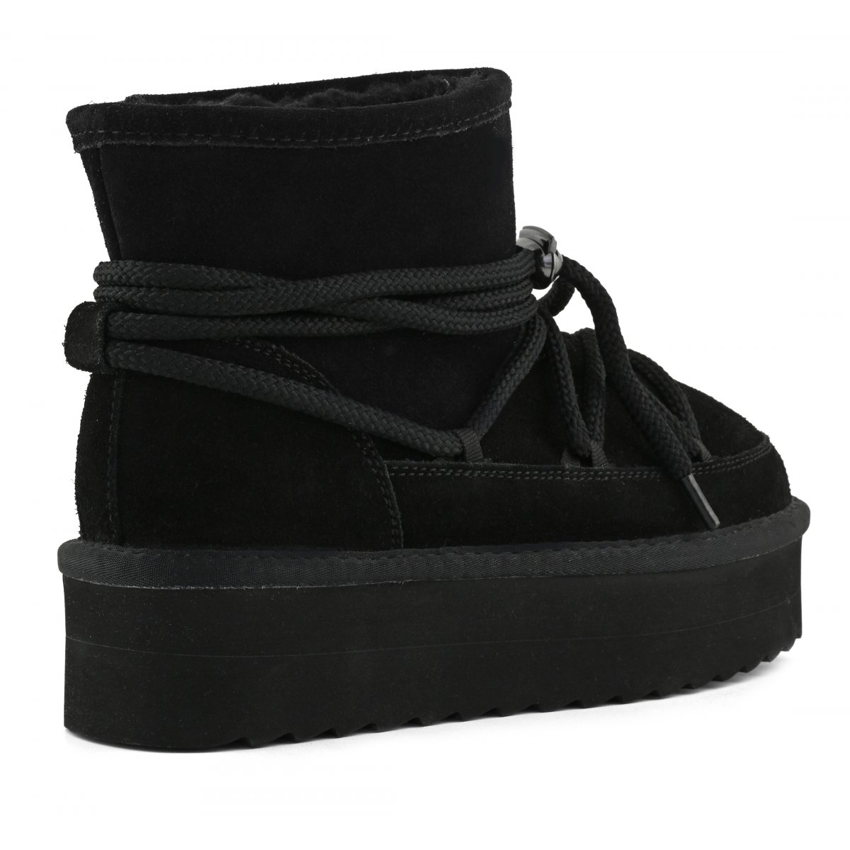 Bottes à plateau look mountain