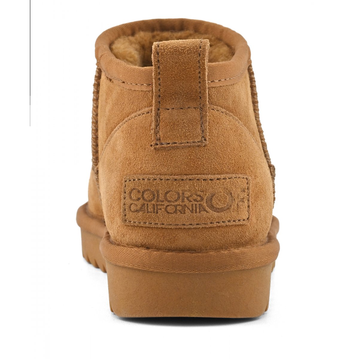 Bottines basses en cuir suédé