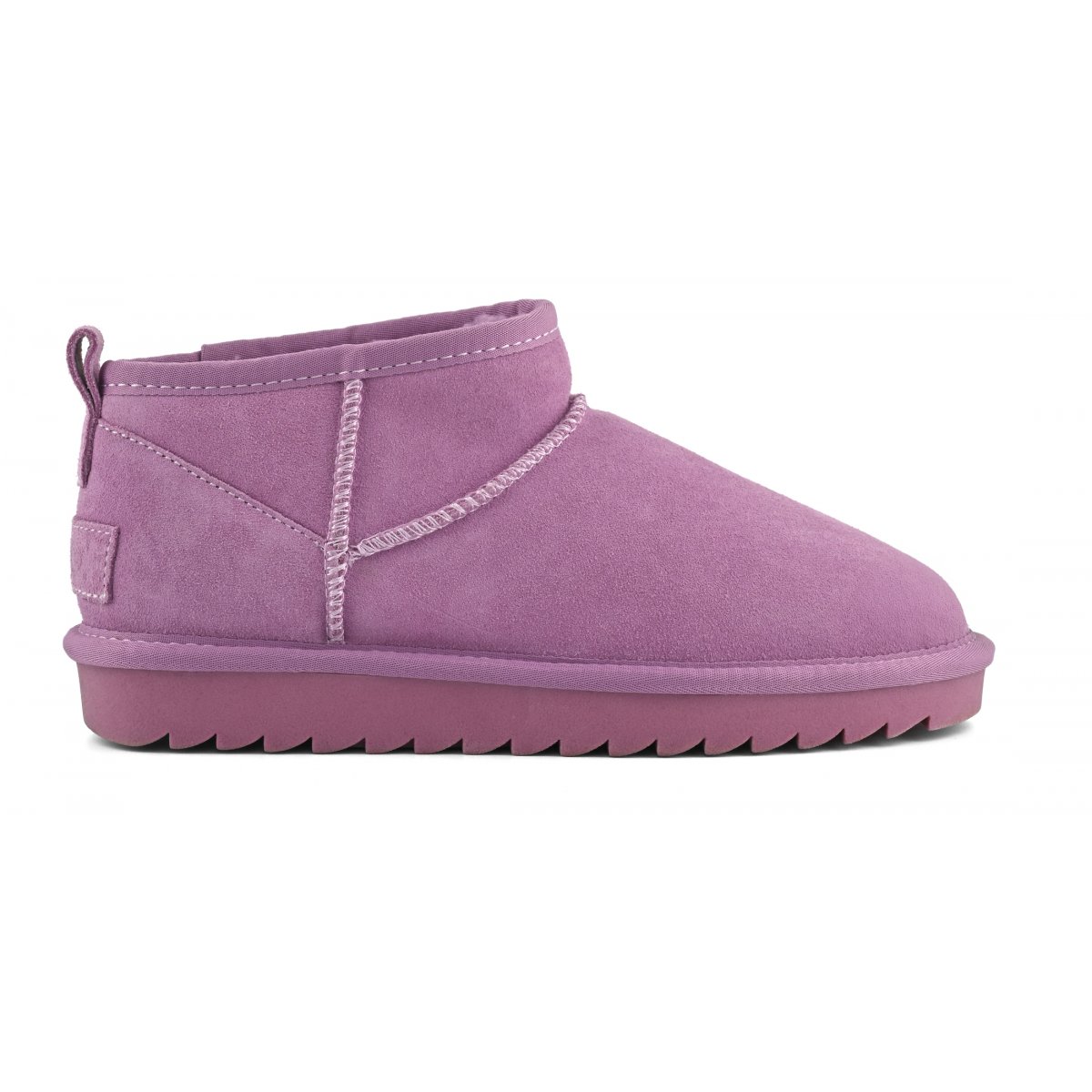 Bottines basses en cuir suédé