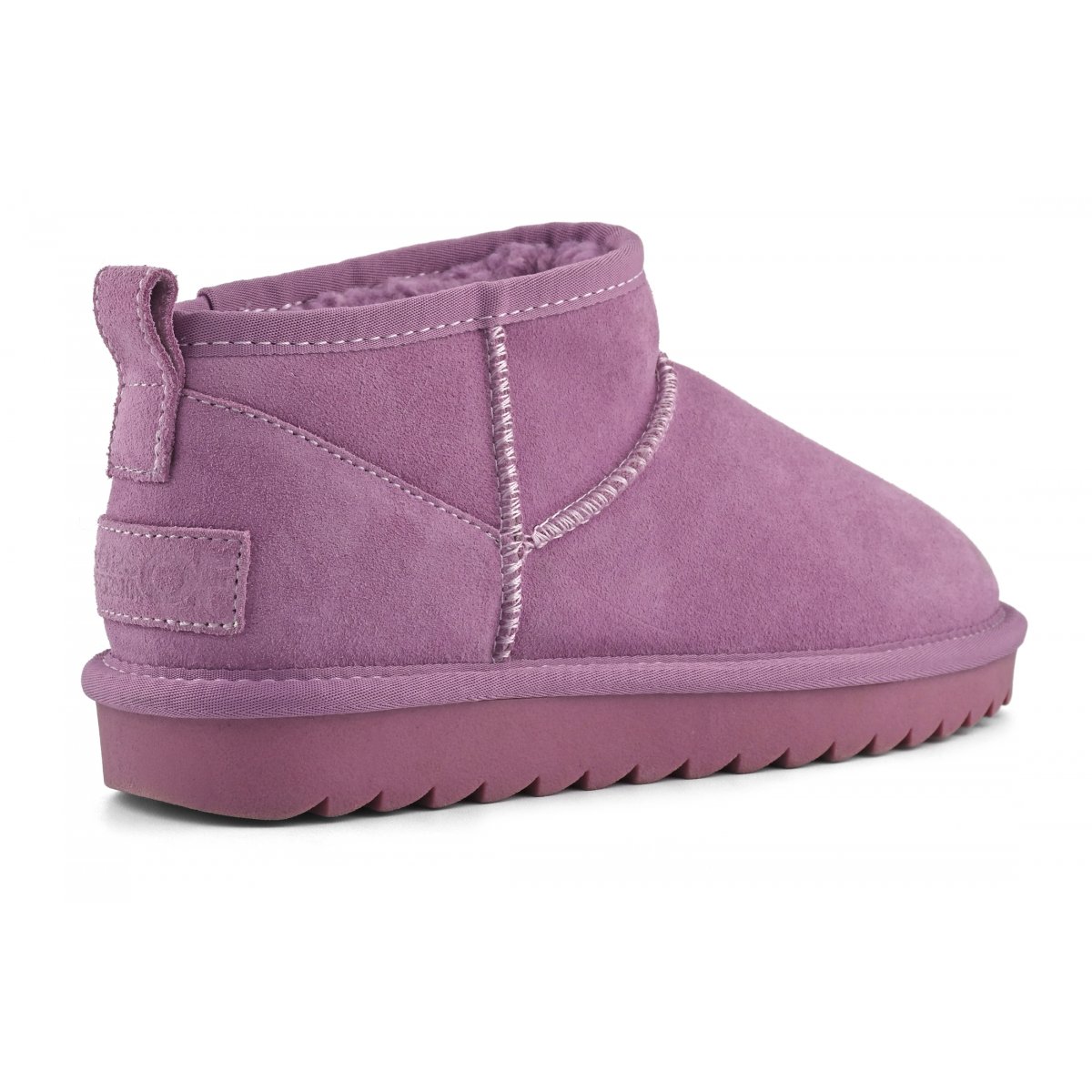 Bottines basses en cuir suédé