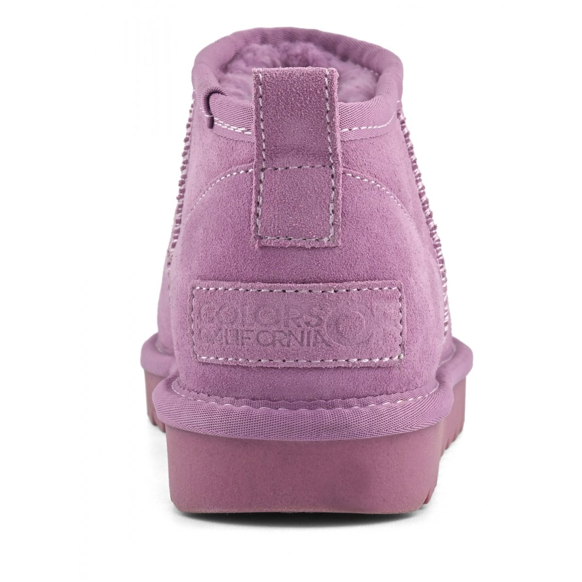 Bottines basses en cuir suédé