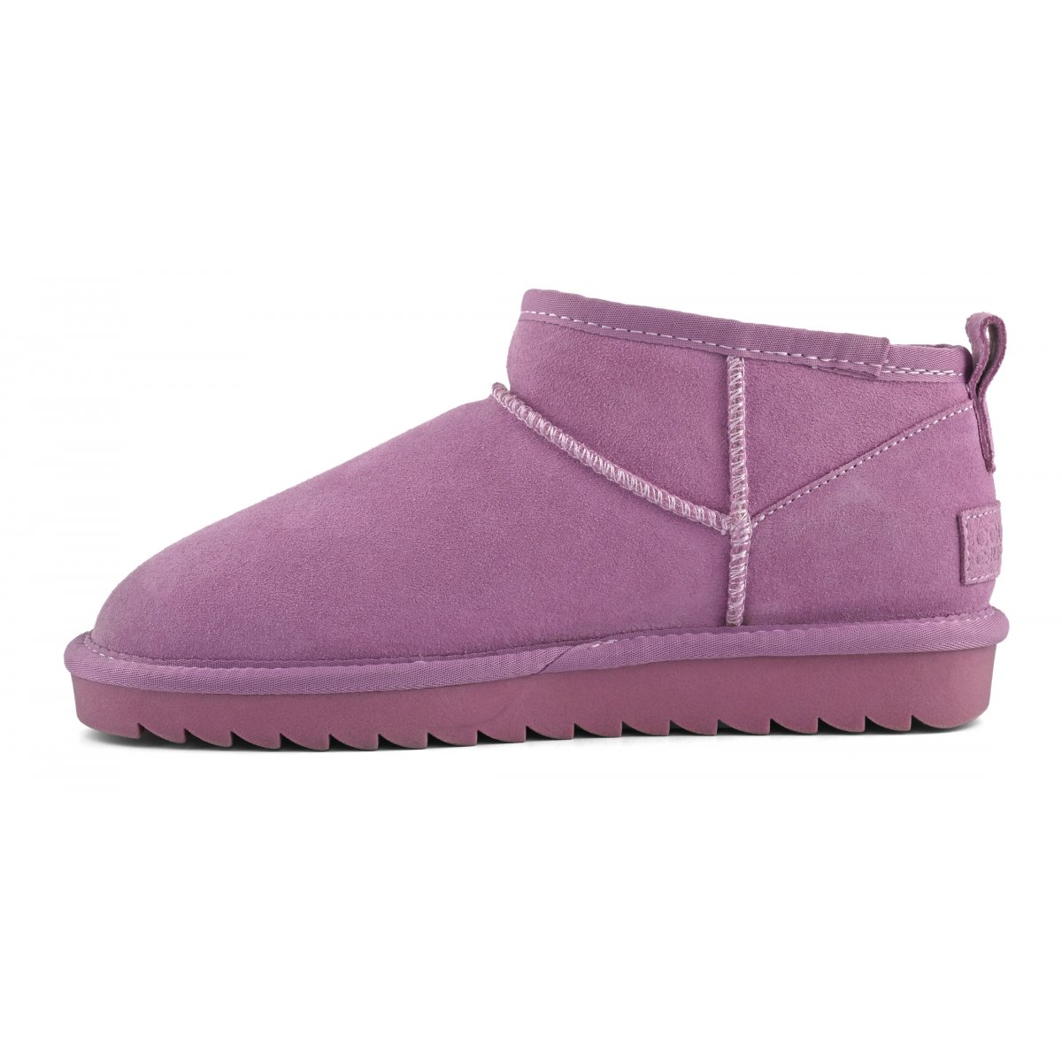 Bottines basses en cuir suédé