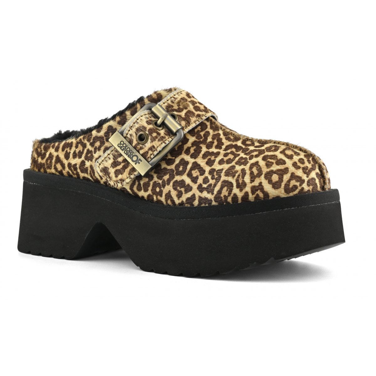Sabot clogform ponyhair