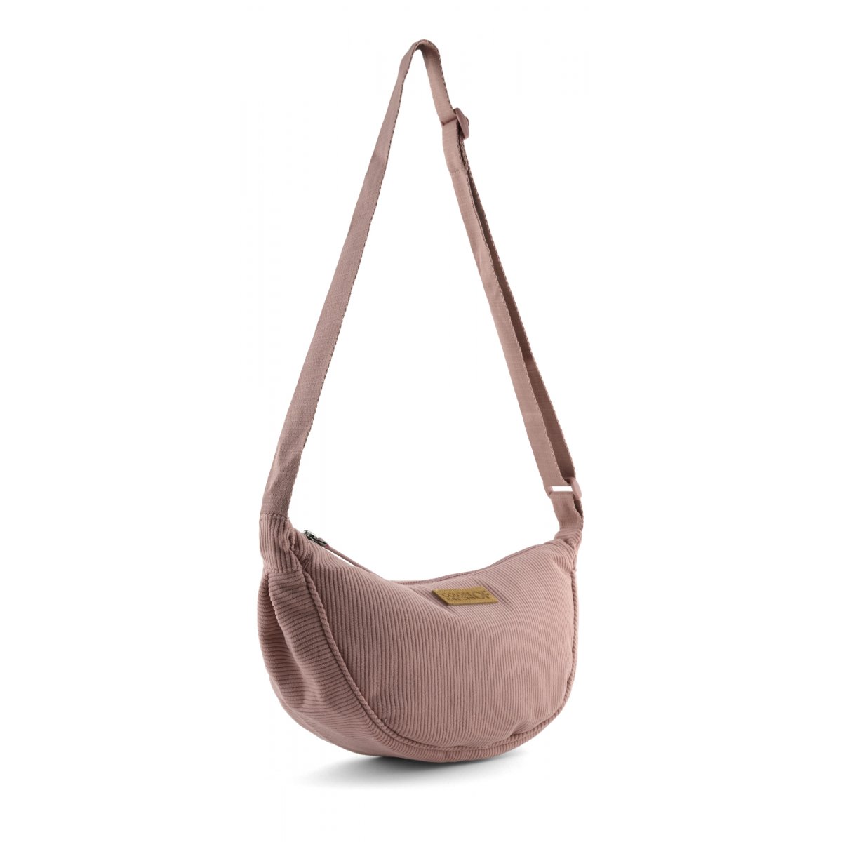 Sac bandoulière en velours côtelé