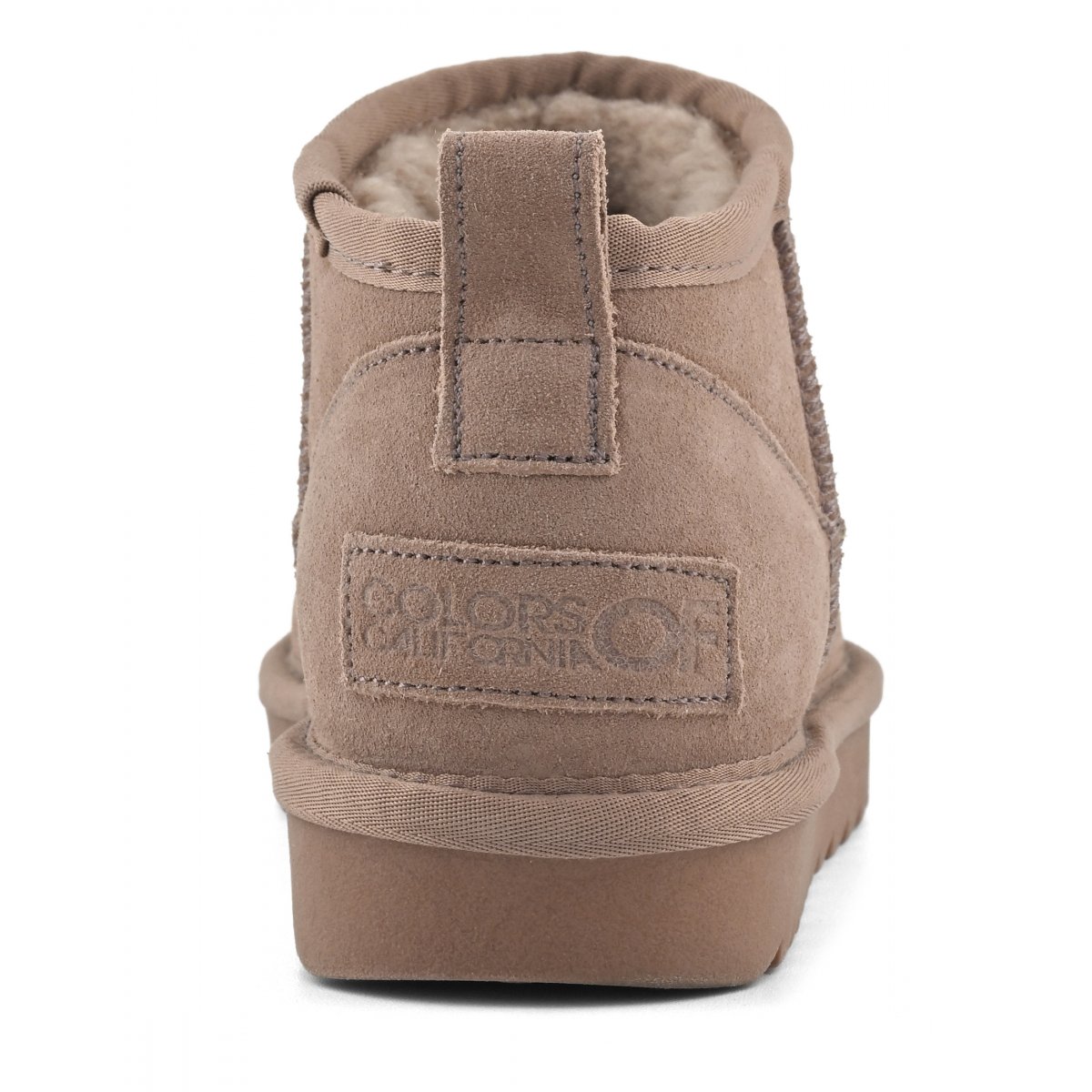 Bottines basses en cuir suédé