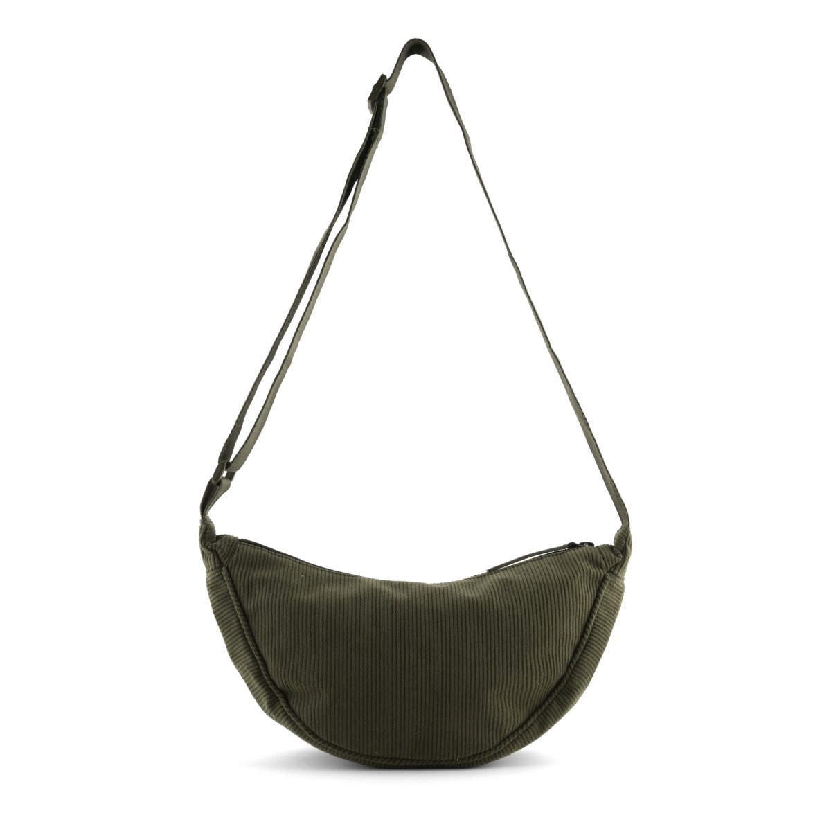 Sac bandoulière en velours côtelé