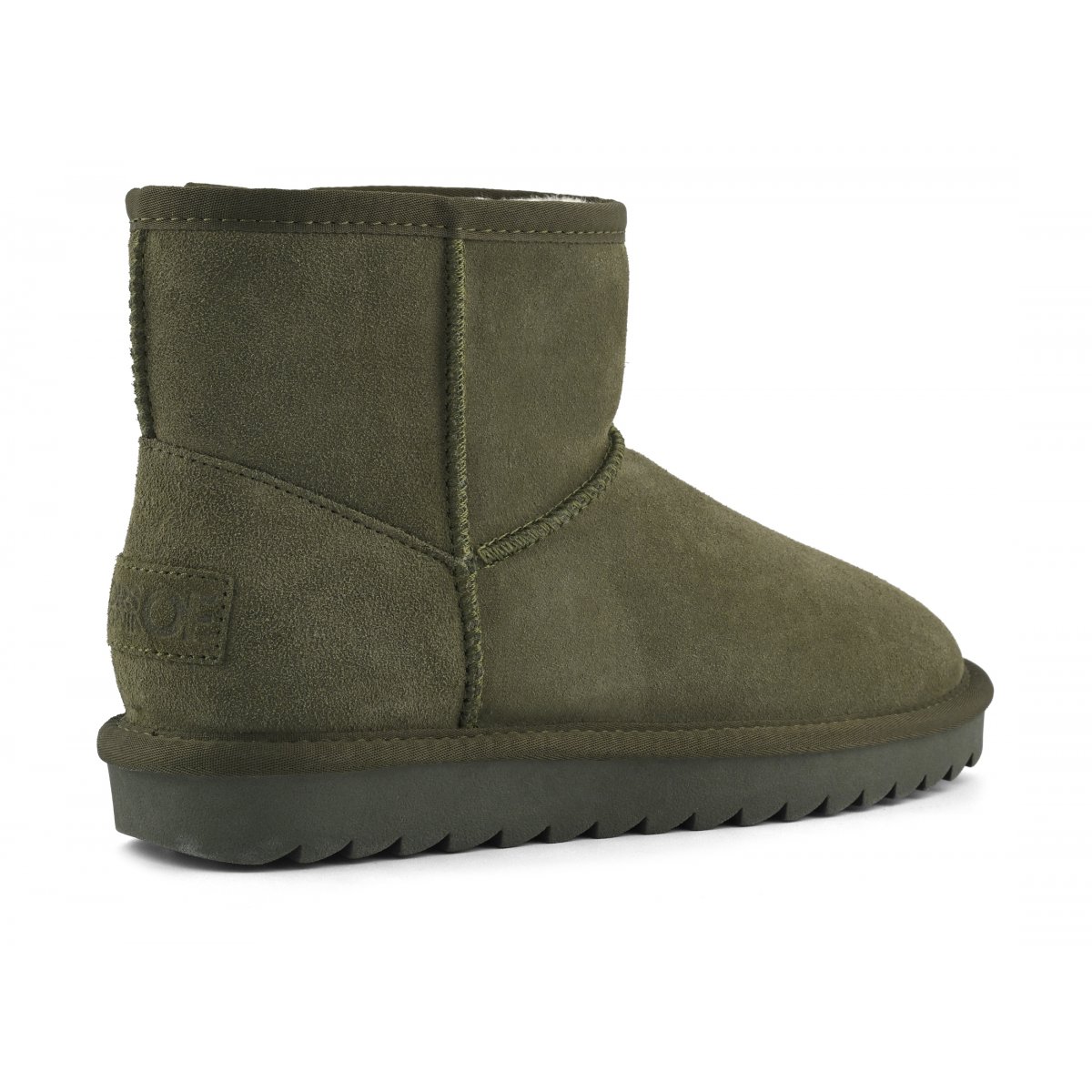 Bottines en cuir suédé