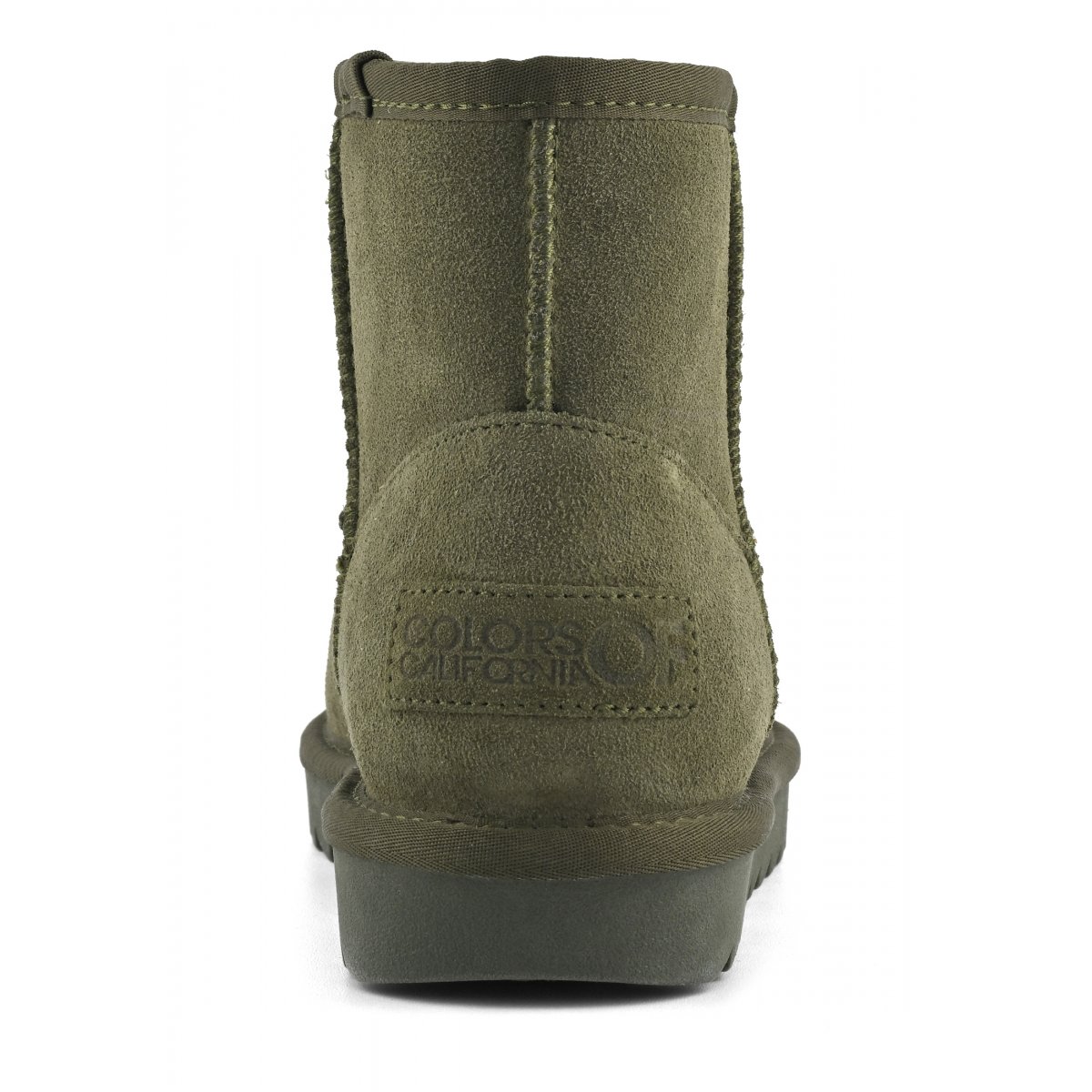 Bottines en cuir suédé