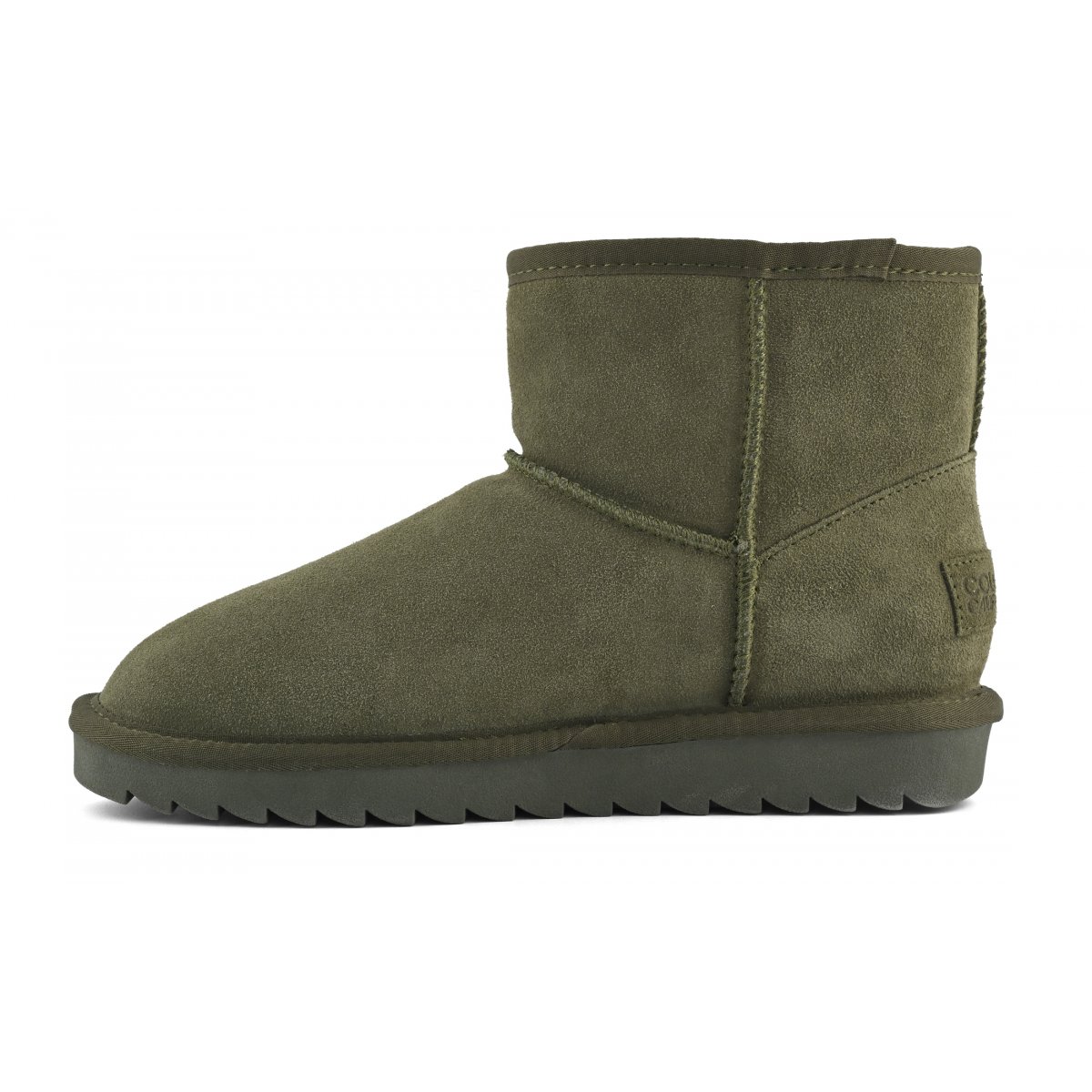 Bottines en cuir suédé