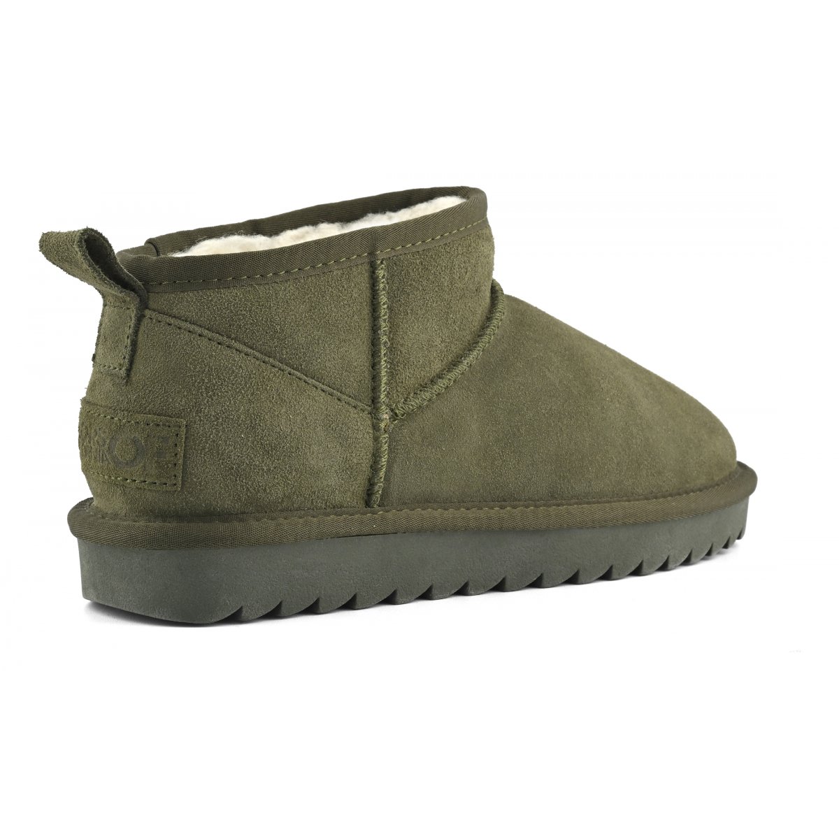Bottines basses en cuir suédé