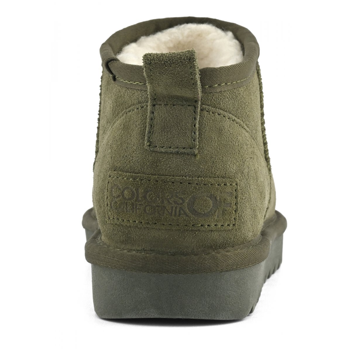 Bottines basses en cuir suédé