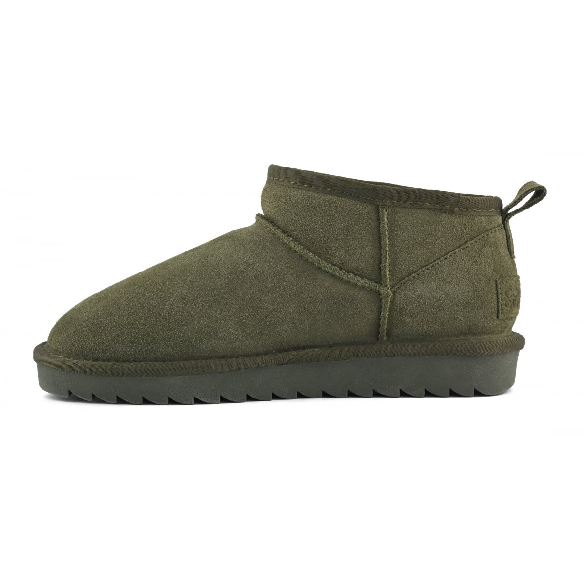 Bottines basses en cuir suédé