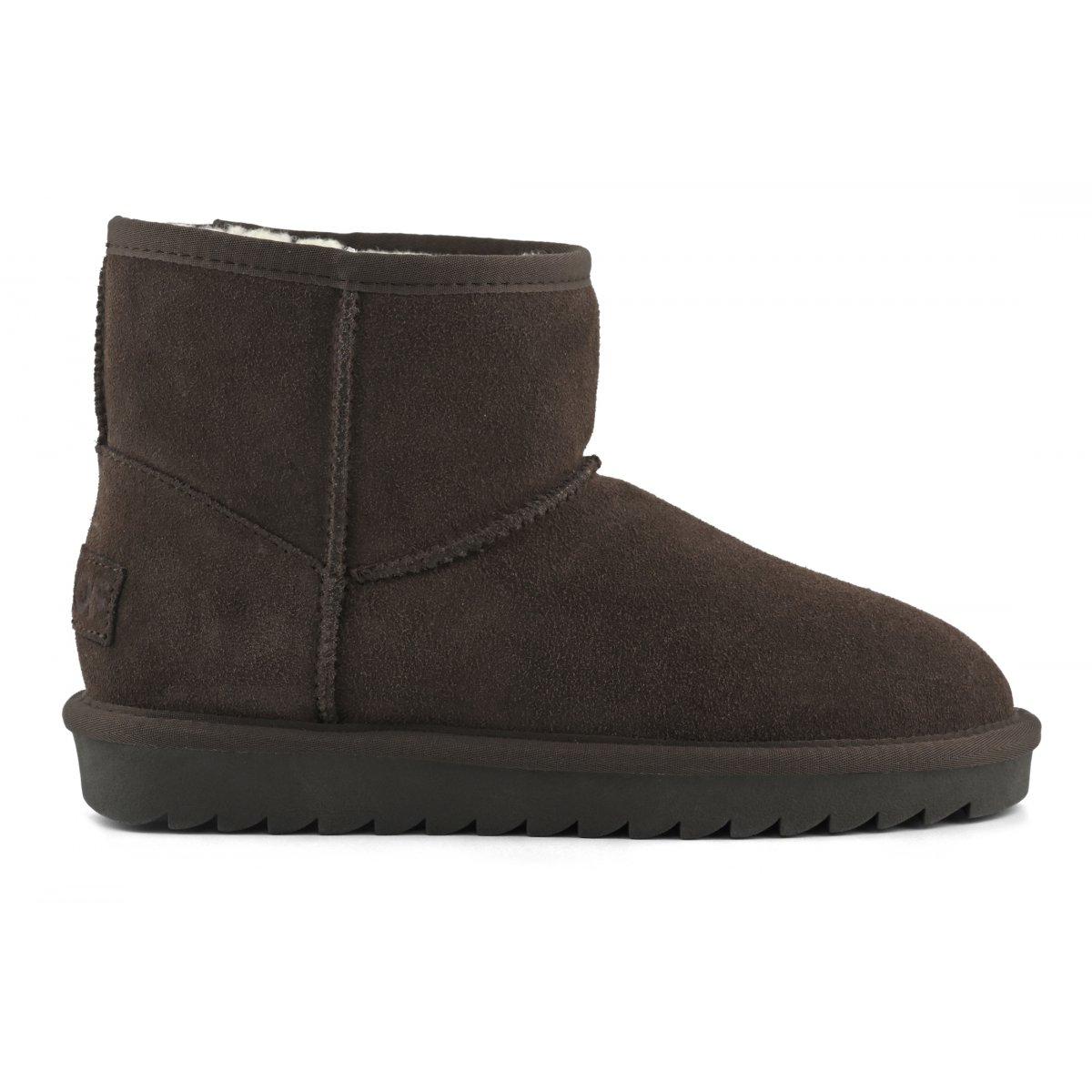 Bottines en cuir suédé