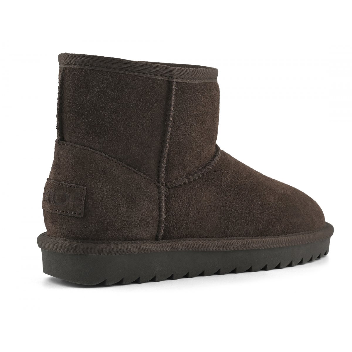 Bottines en cuir suédé