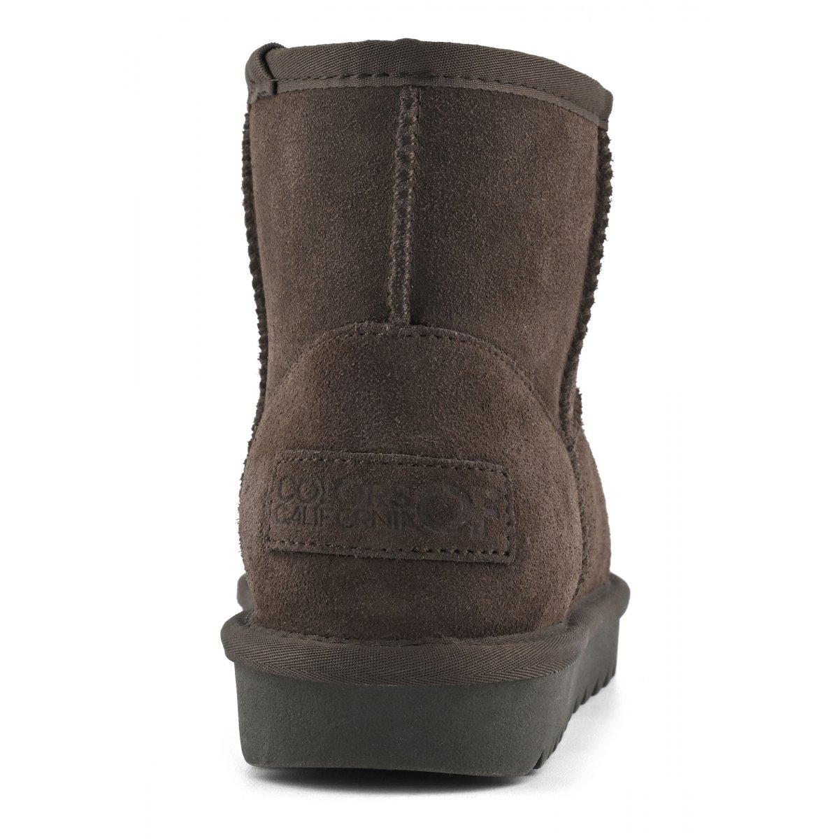 Bottines en cuir suédé