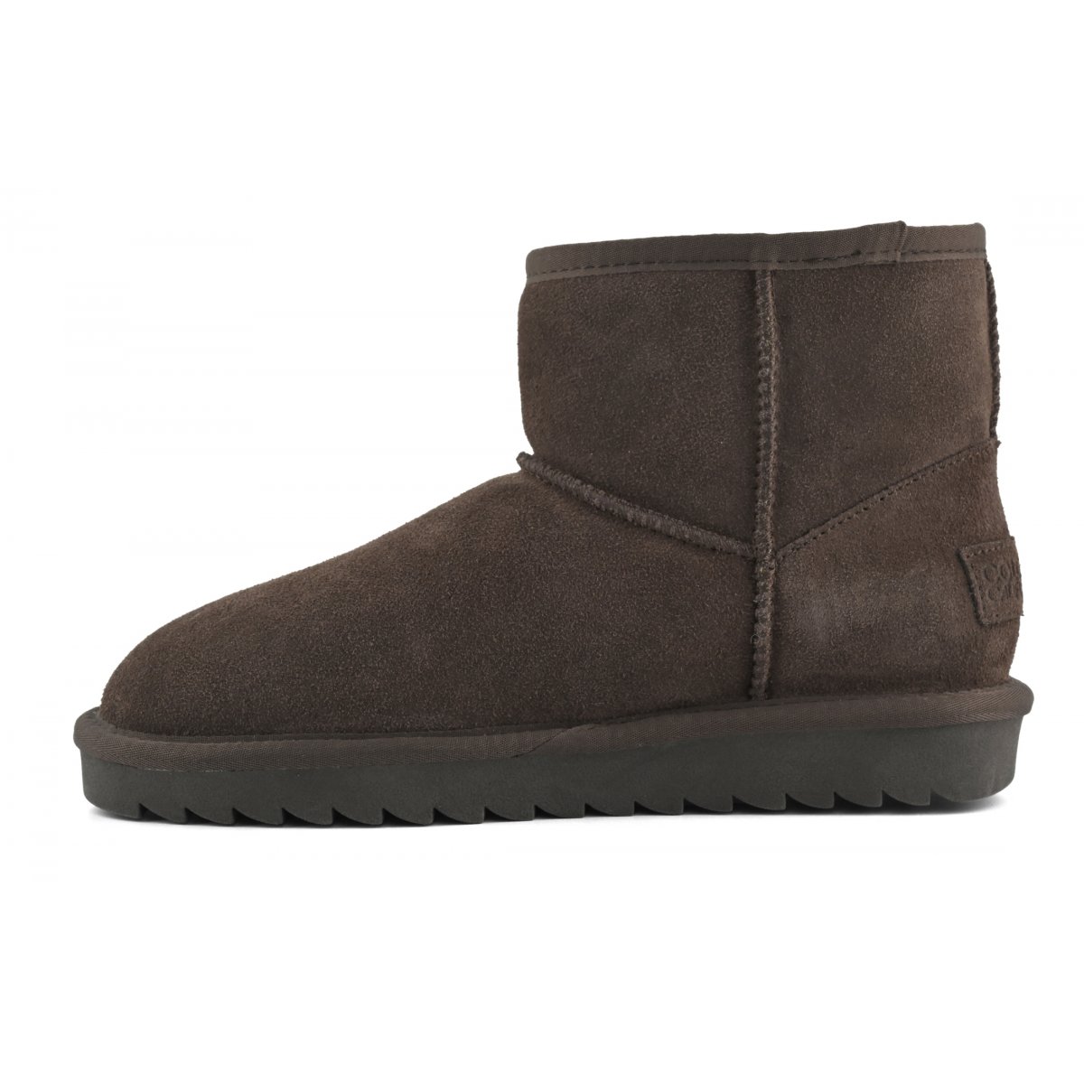 Bottines en cuir suédé