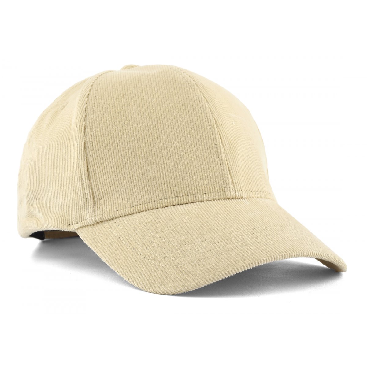 Casquette de baseball en velours côtelé