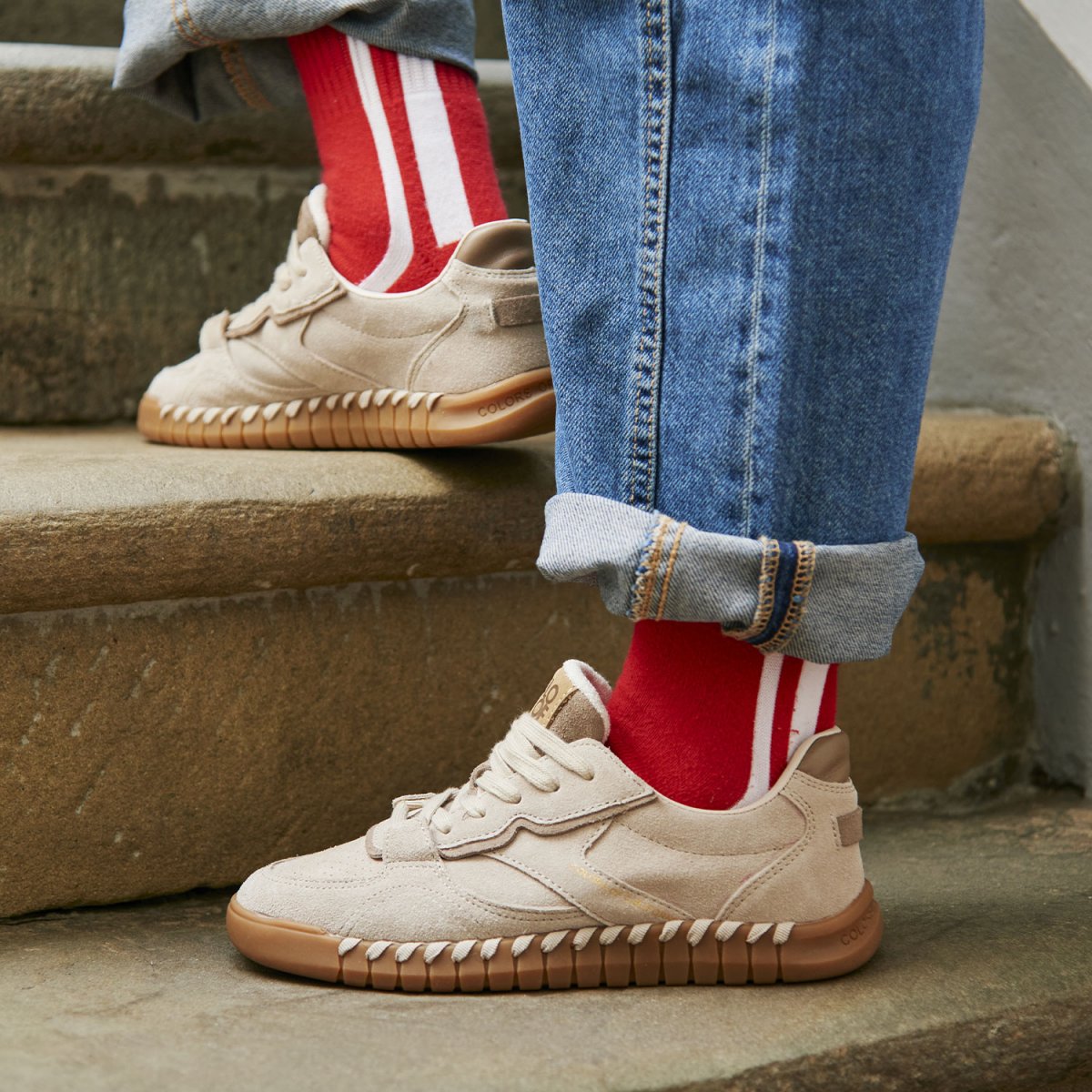 Baskets en daim