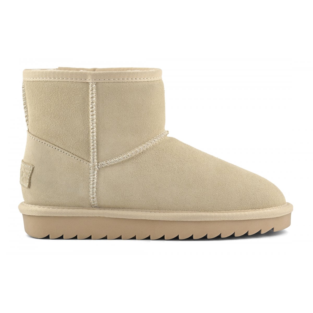 Bottines en cuir suédé