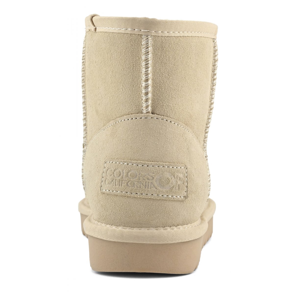 Bottines en cuir suédé