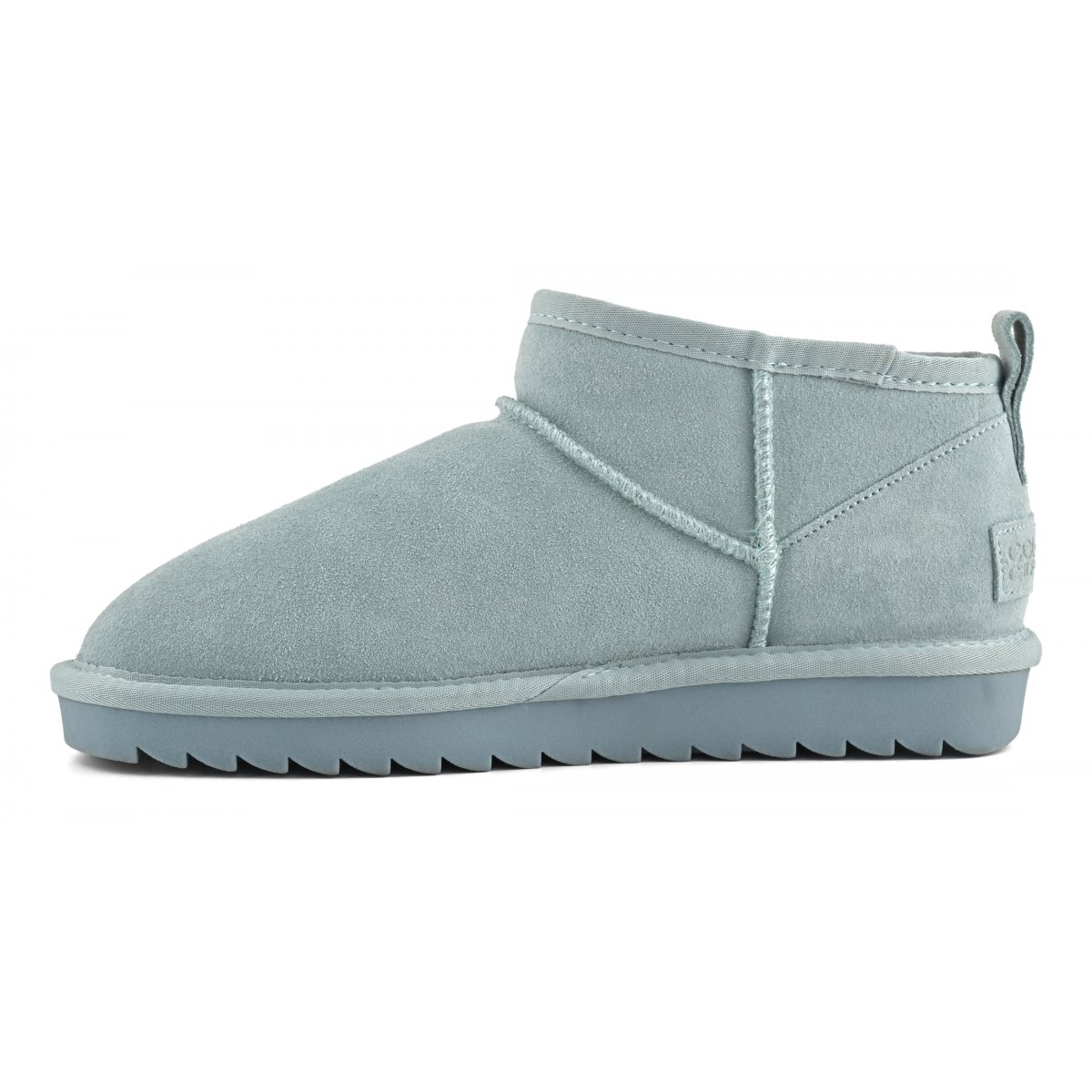 Bottines basses en cuir suédé